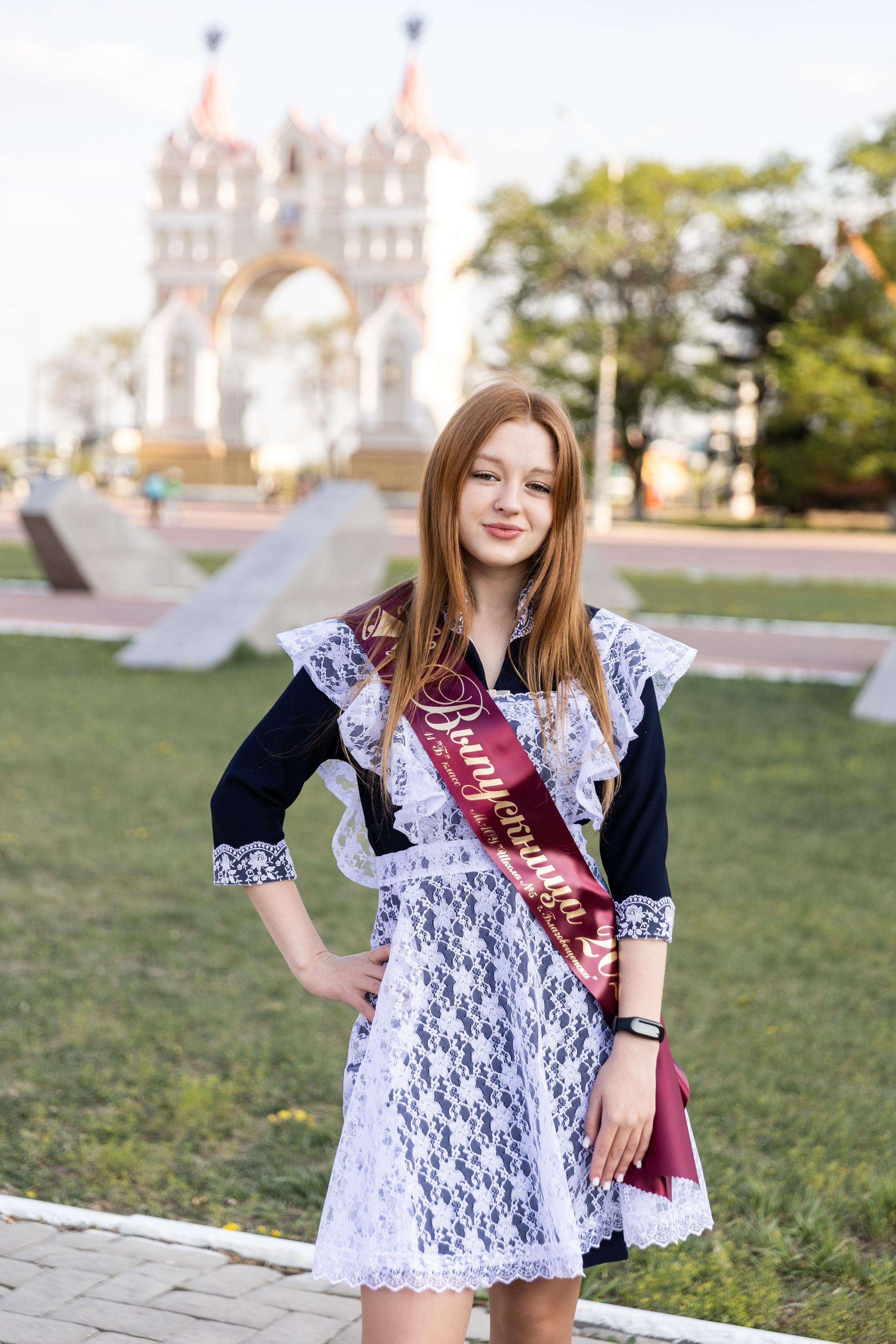 Выездная съёмка «Последний звонок». Семейный, детский, школьный фотограф в Благовещенске Яна Белоусова