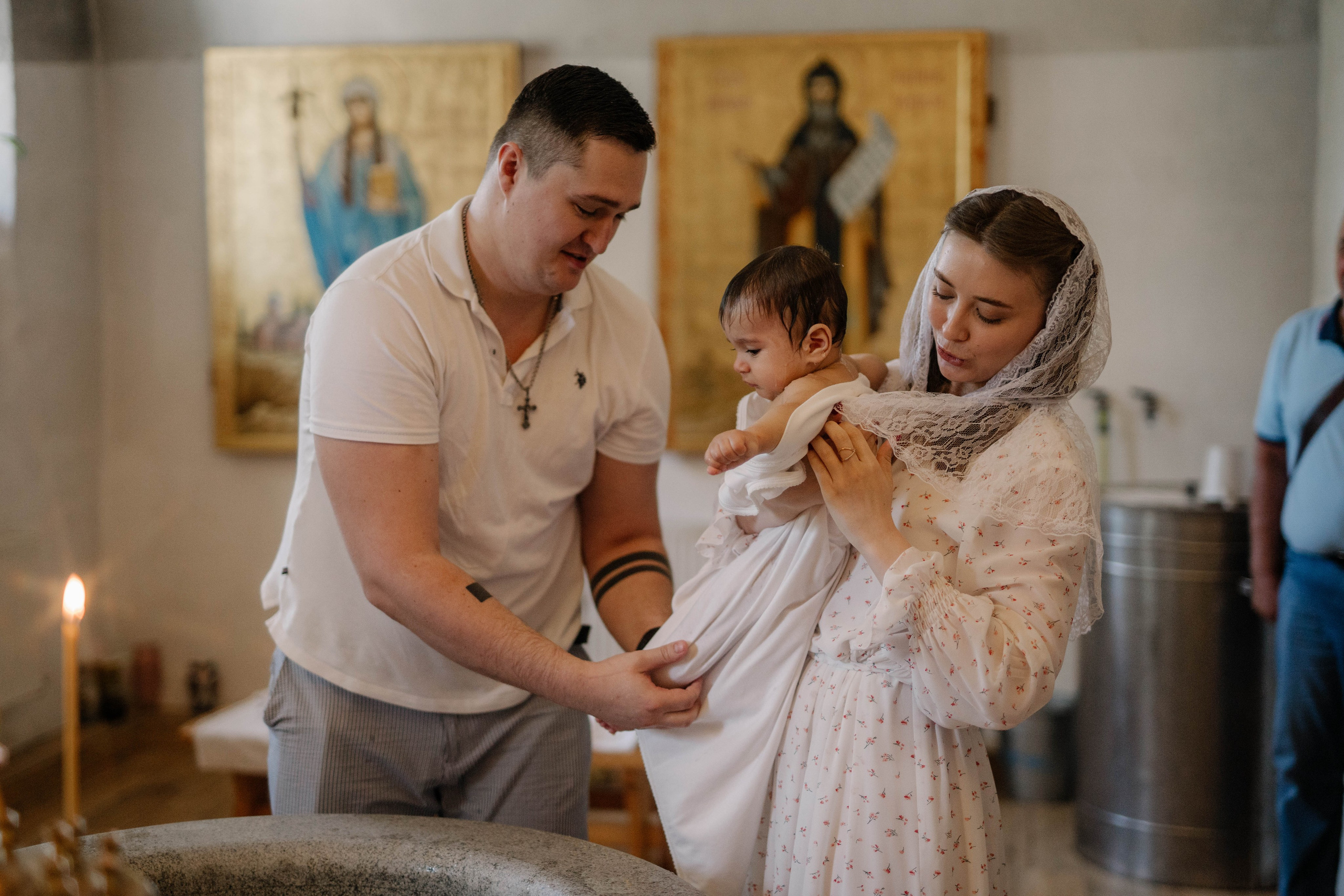 Крещение Мирона. Свадебный и семейный фотограф в Калуге Анна Киреева