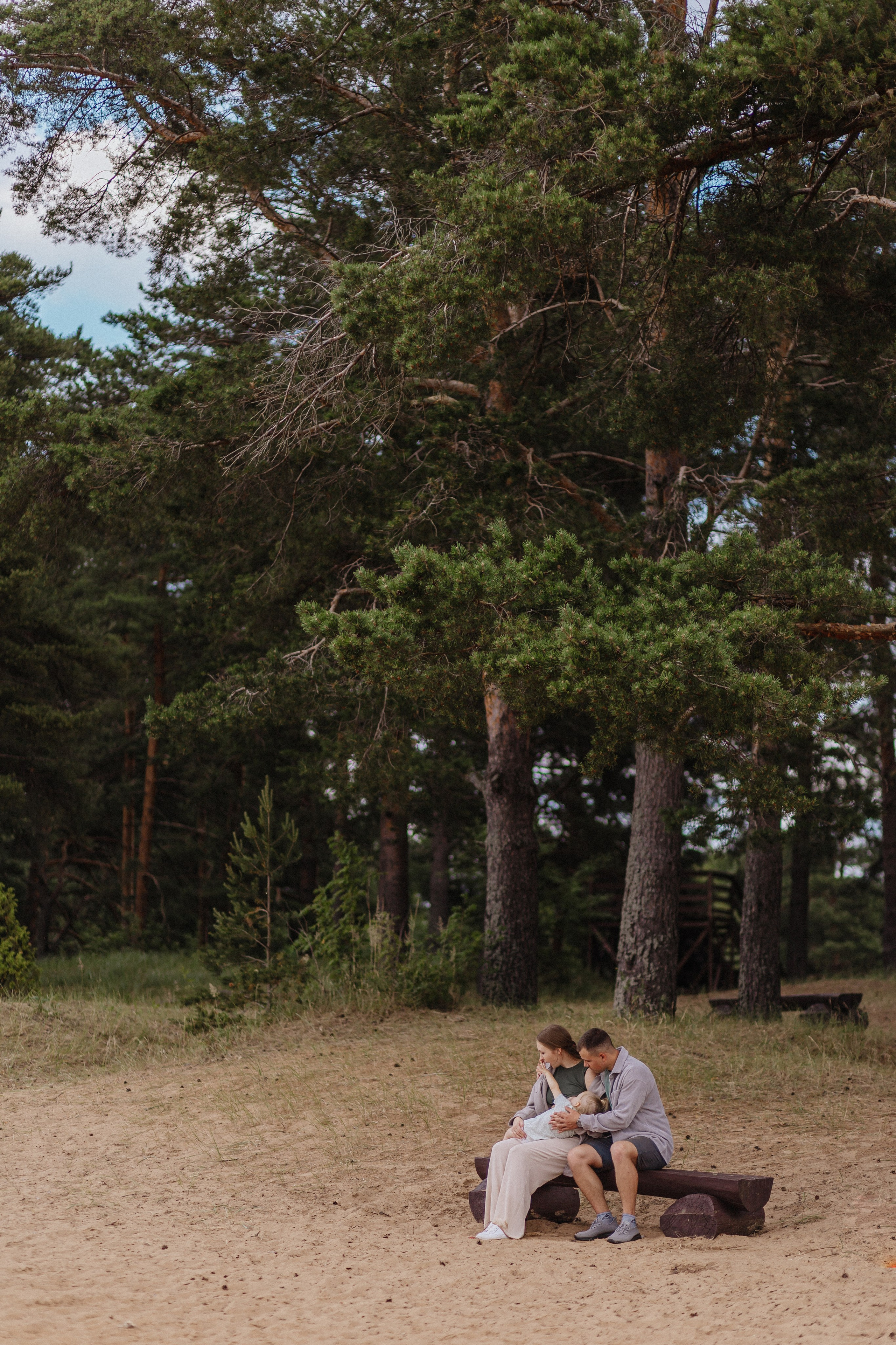 СЕМЕЙНАЯ / Гриша, Люда и Апполинария. Фотограф Лодейное Поле Екатерина Герасимова в Санкт-Петербурге и Лен. области