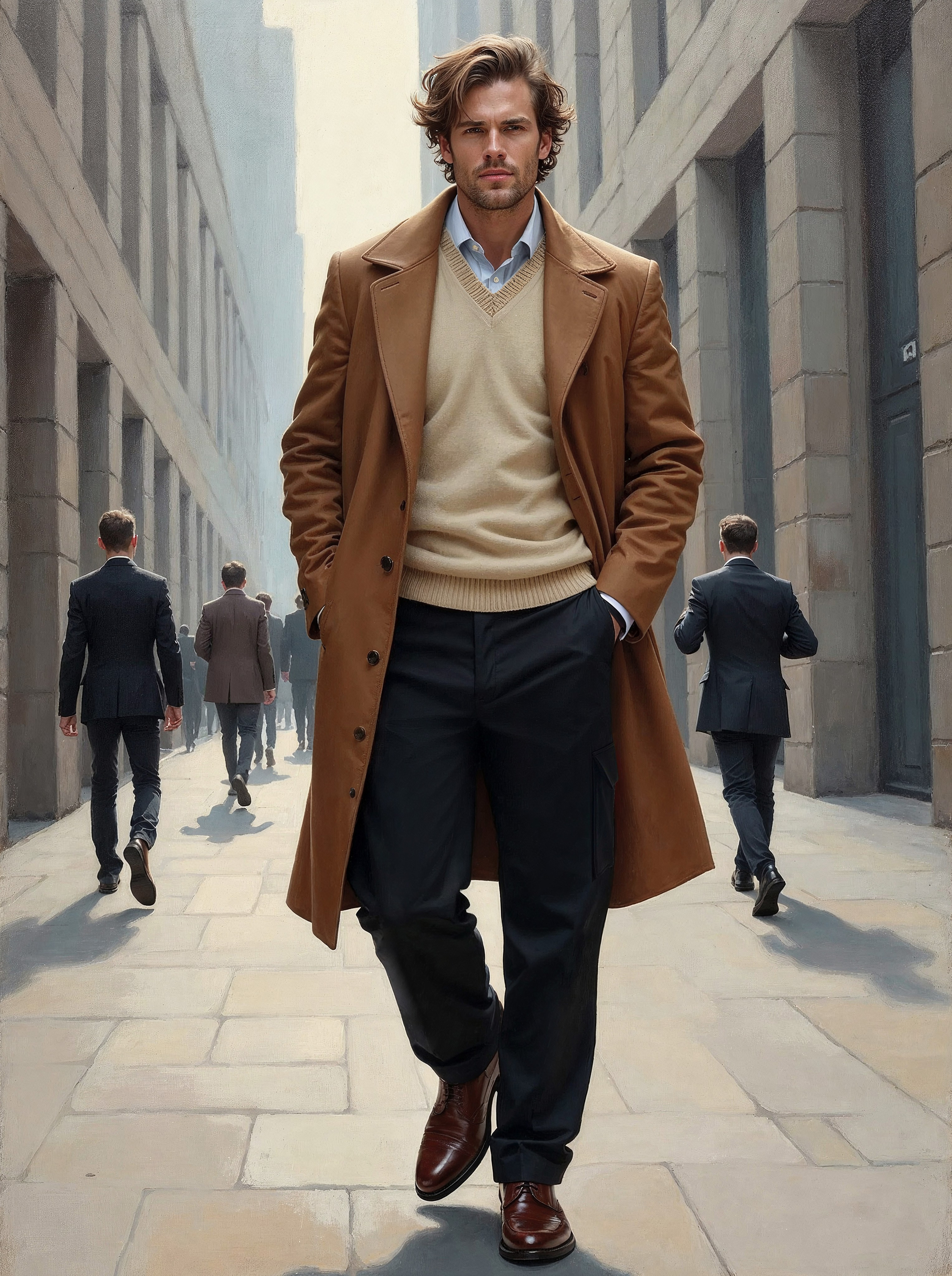 мужские брюки имиджевая съемка