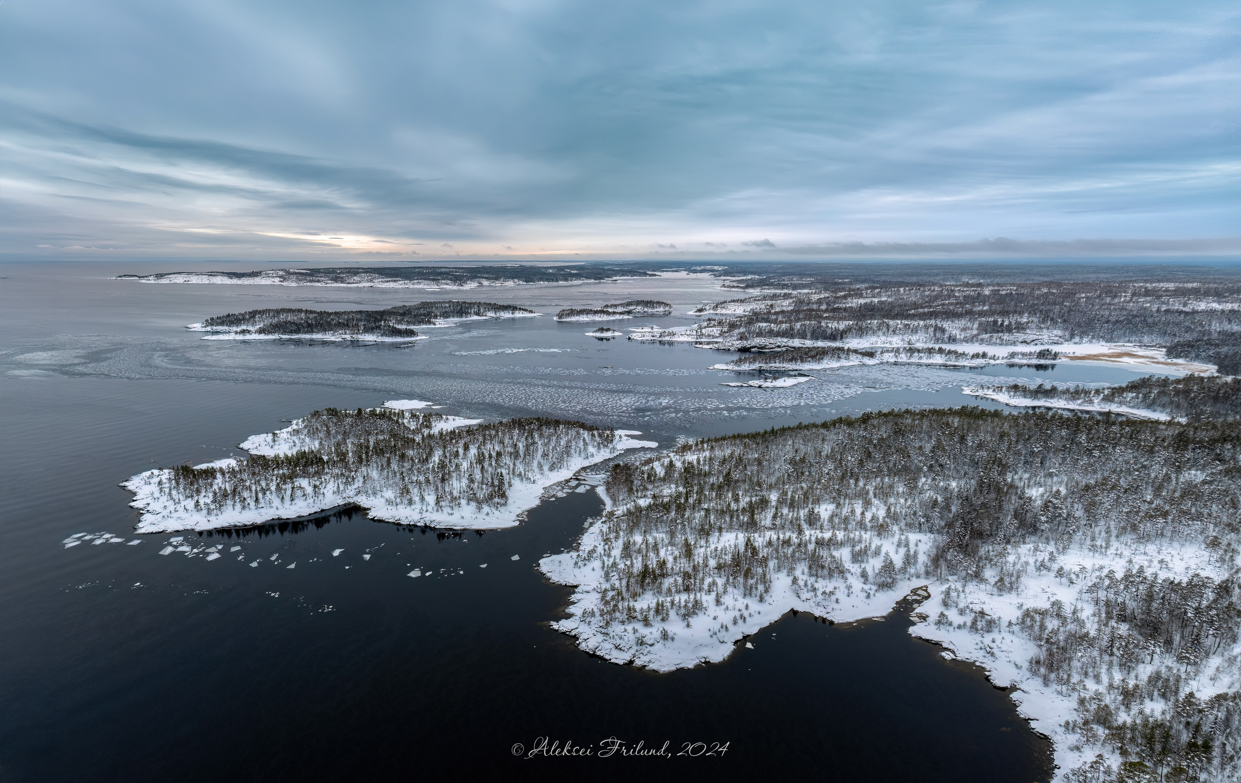 Ладожское озеро. Аэросъемка. Фото и Видео в Карелии. Алексей Фрилунд