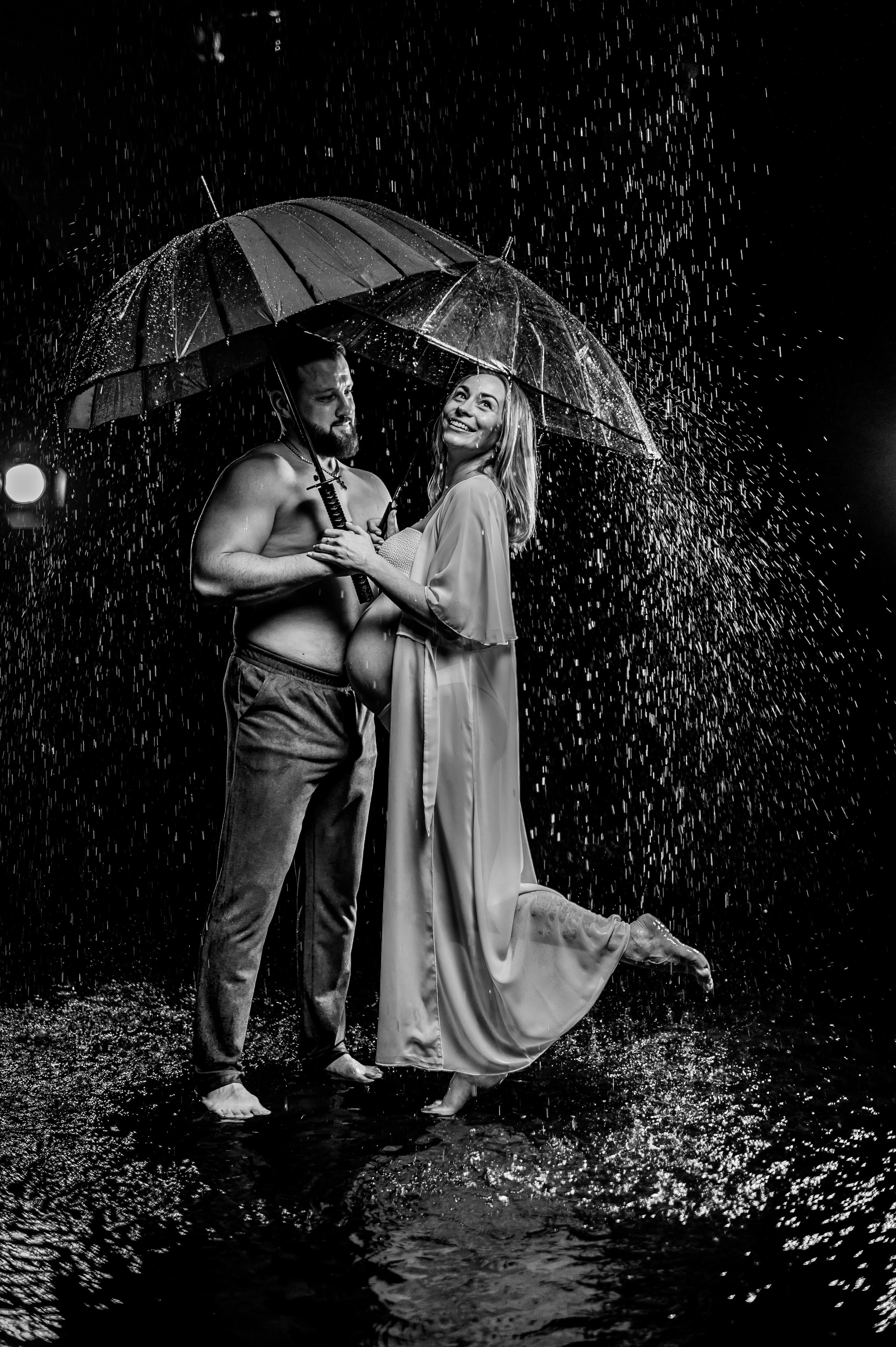 Под дождём. Портретный, семейный и свадебный фотограф в Санкт-Петербурге и в Пушкине Ширяев Денис