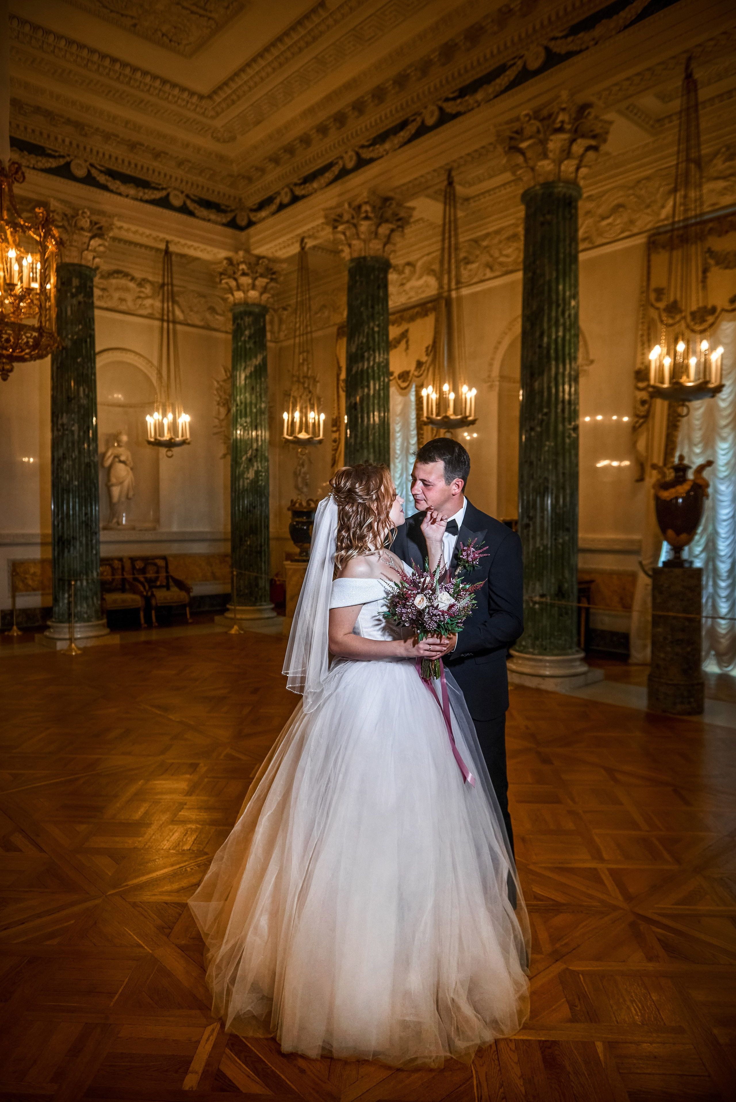 Екатерина и Александр (свадебная фотосессия в Павловском Дворце). Портретный, семейный и свадебный фотограф в Санкт-Петербурге и в Пушкине Ширяев Денис