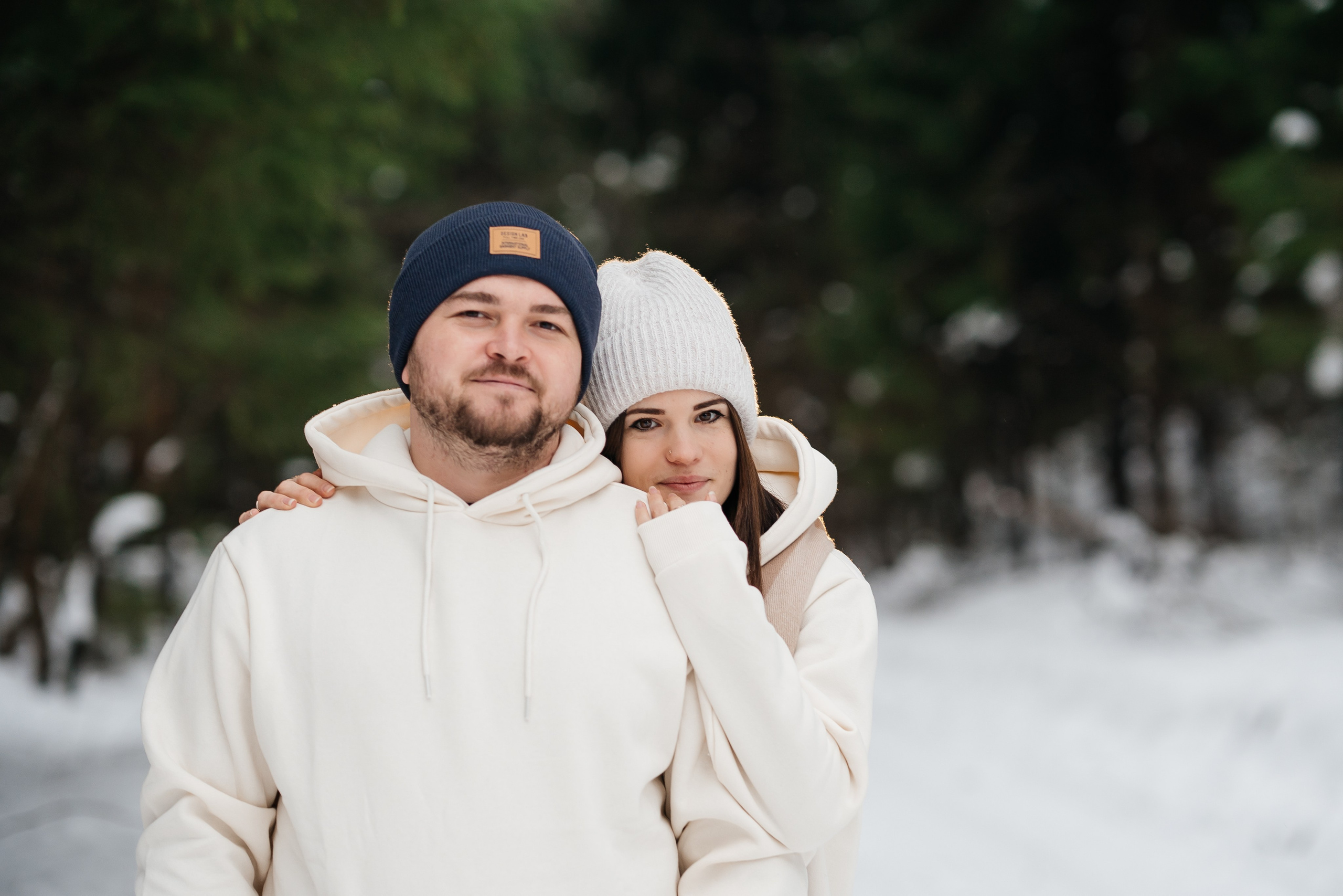 Love story в зимнем лесу. Семейный и детский фотограф в Сергиев Посаде, Хотьково Якимчук Любовь