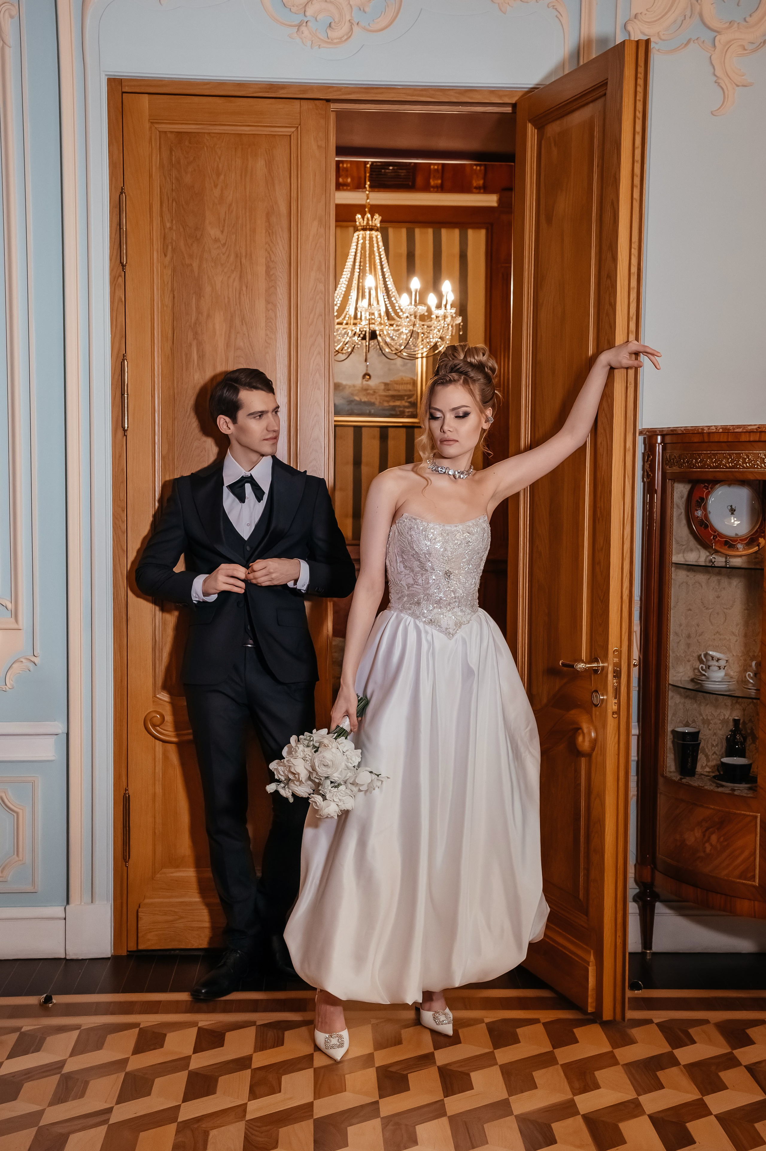 Свадебная фотосессия в отеле. Портретный фотограф Москва Светлана Кашура