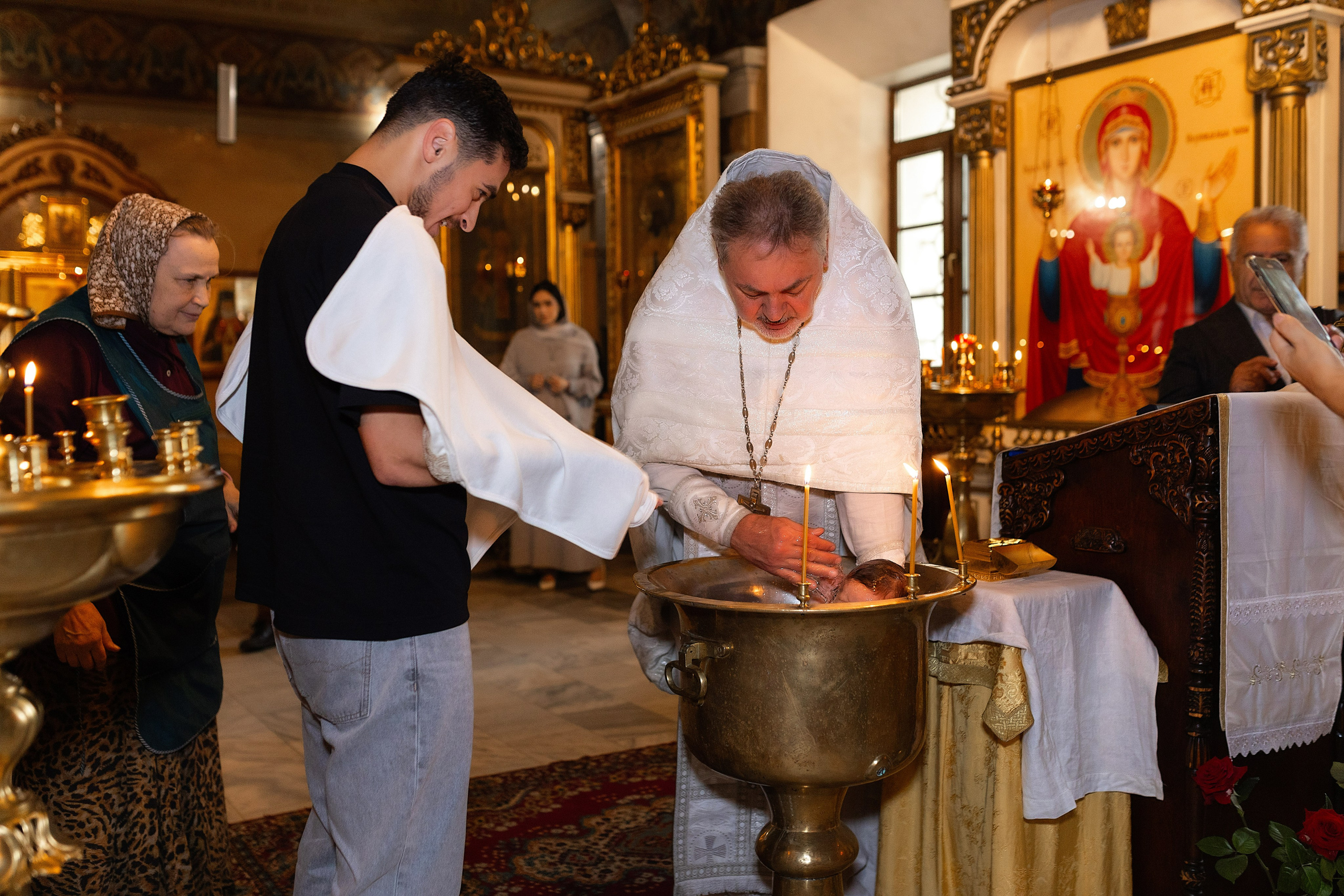 Таинство крещения Лилии. Фотограф в Железнодорожном и Балашихе