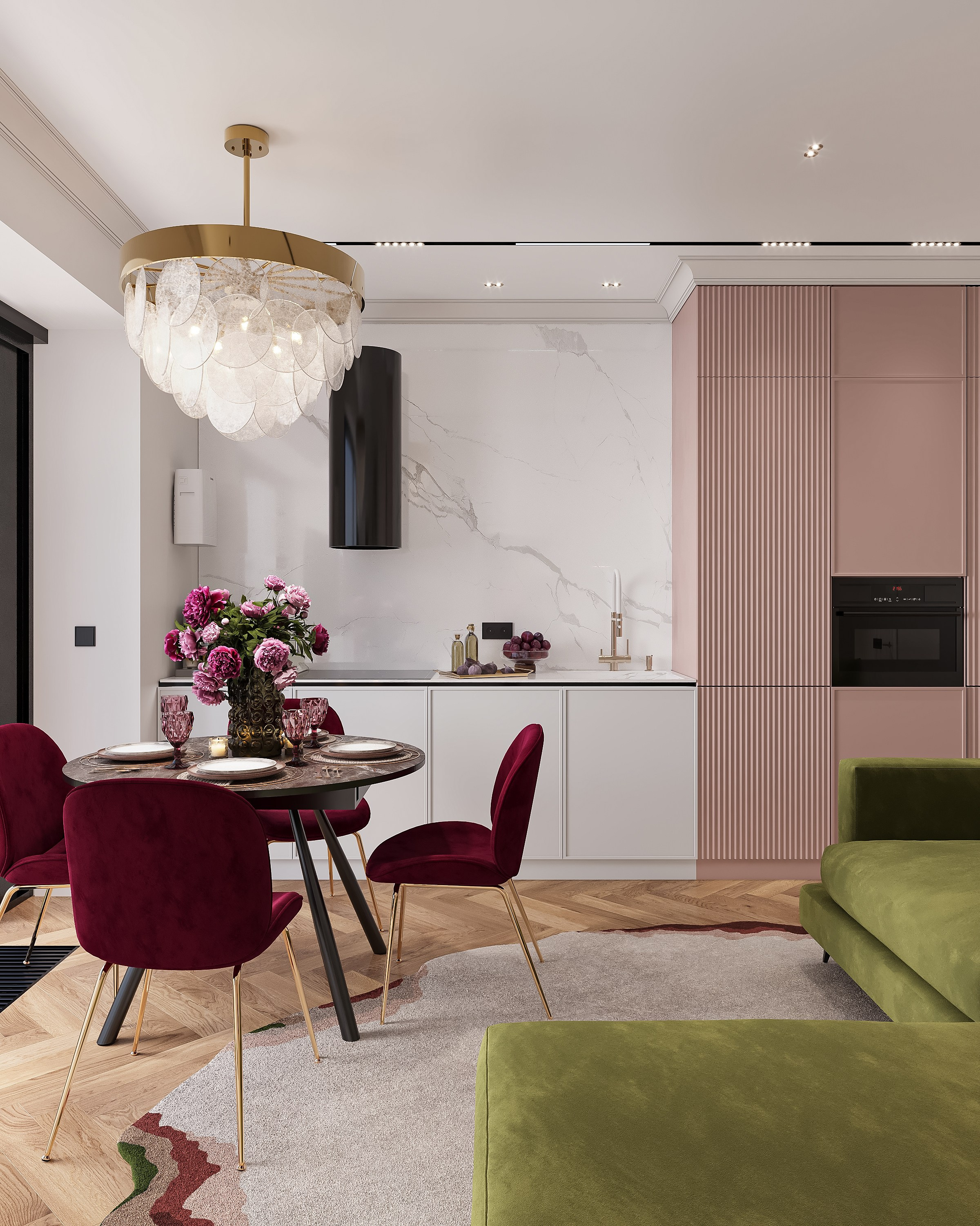 Квартира 60 м². 3Д-Визуализация Наталья Макогонова