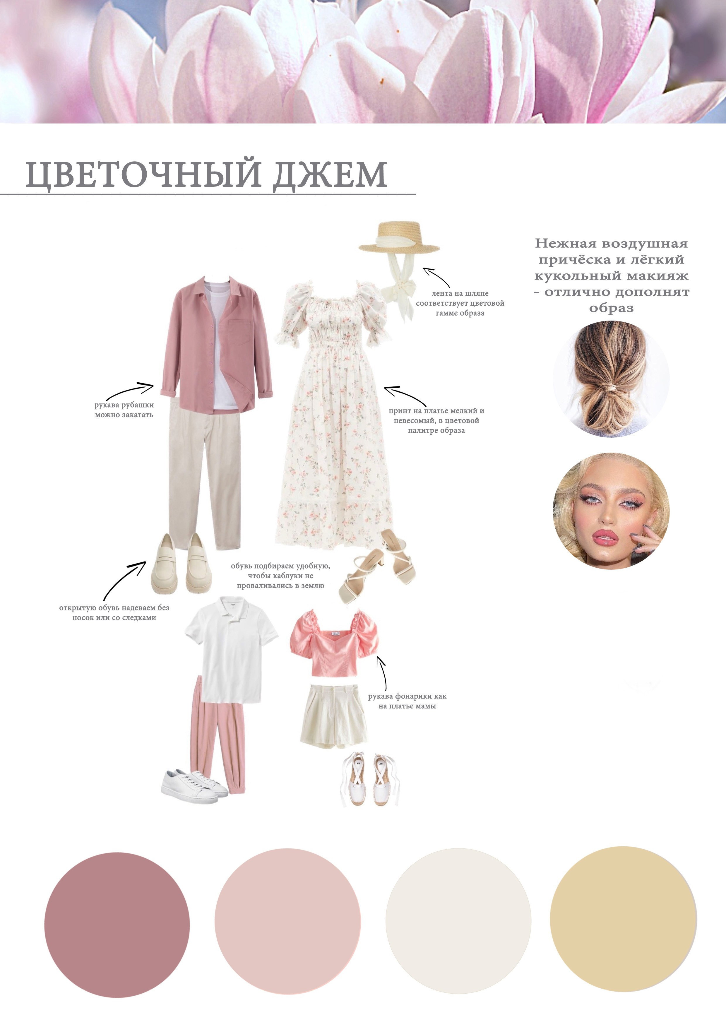 Рекомендации по образам на фотосессию с ромашками. Фотограф в Санкт-Петербурге, Анна Скворцова