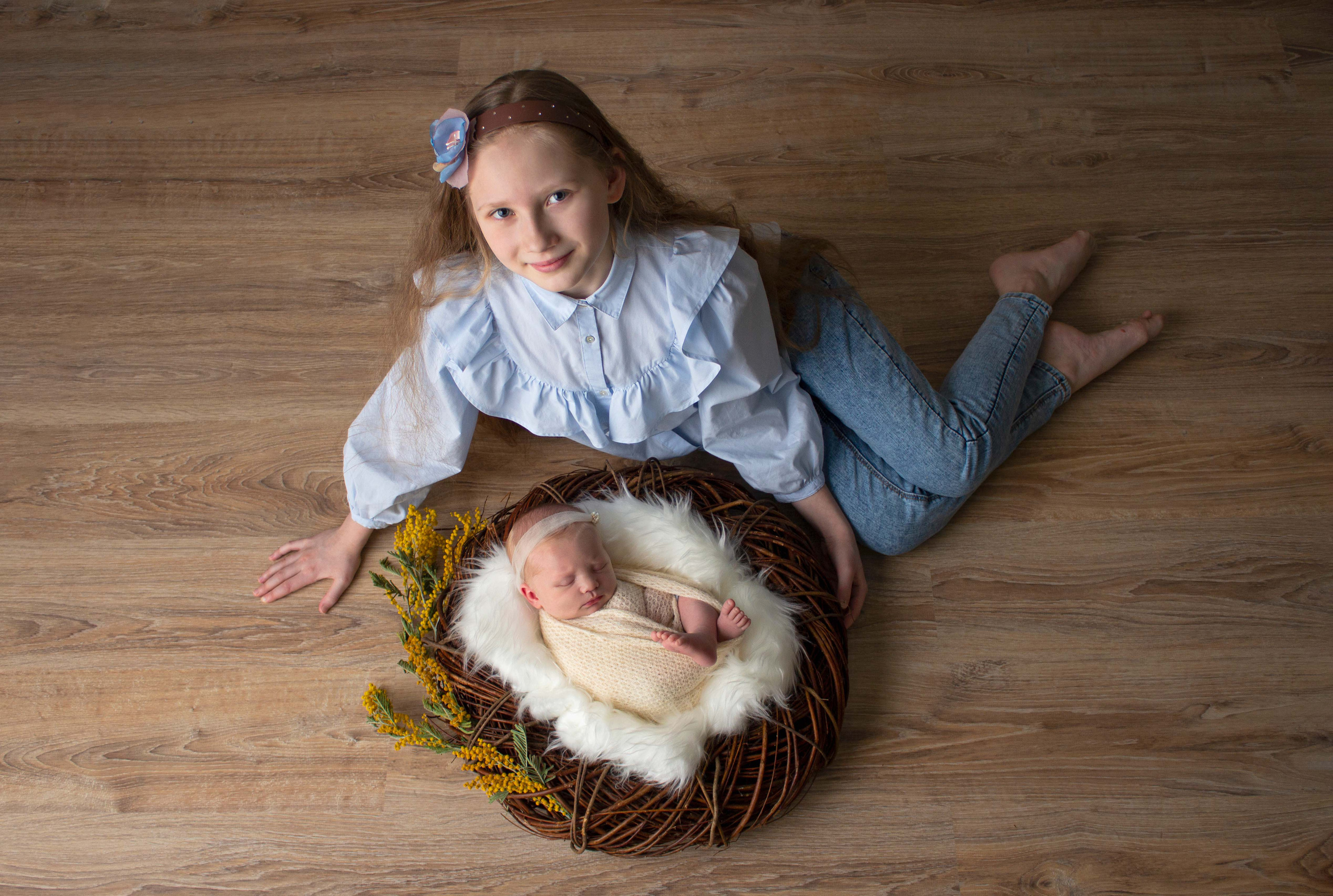 Элина, 20 дней. Фотограф новорожденных в Нижнем Новгороде Надежда Кадылкина