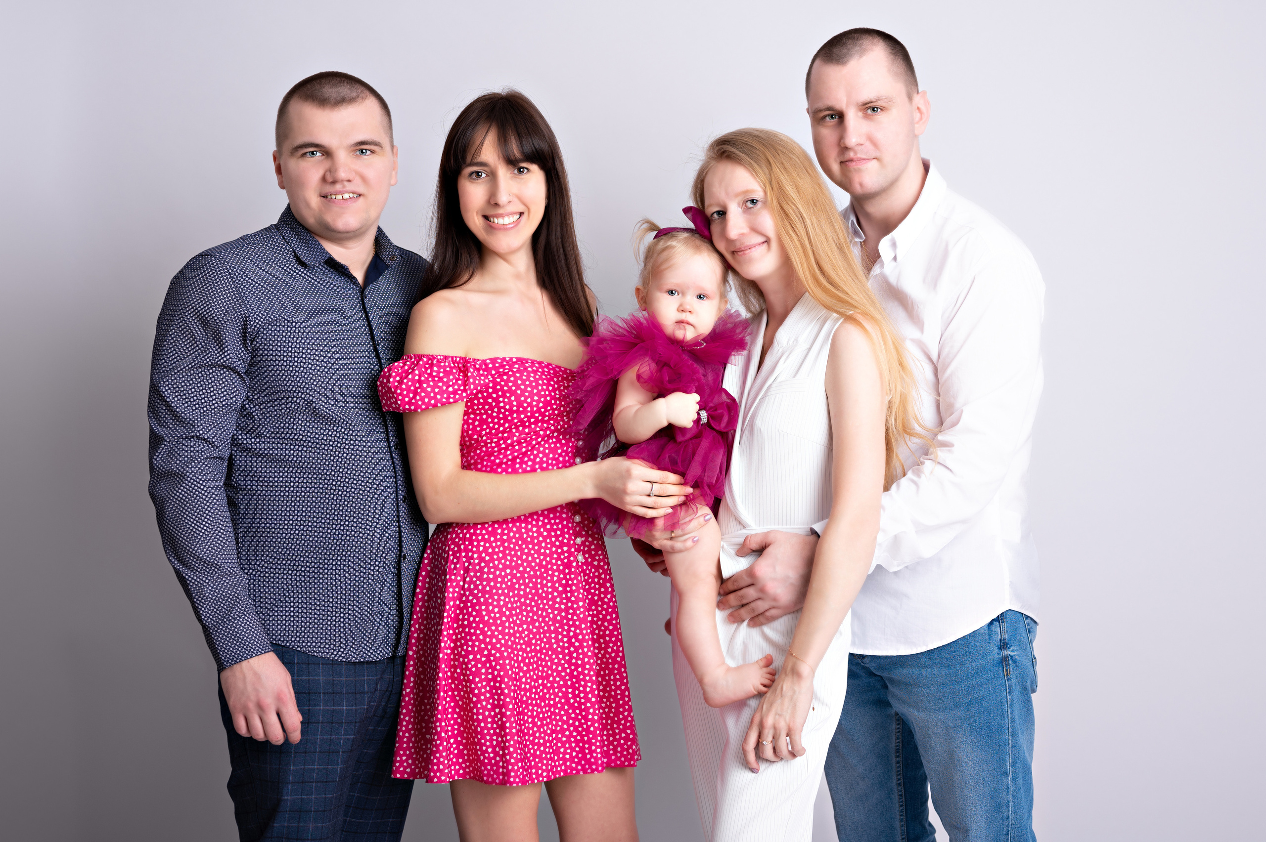 Семейные кадры. Фотосессия на годик в Москве. Фотограф годовасия