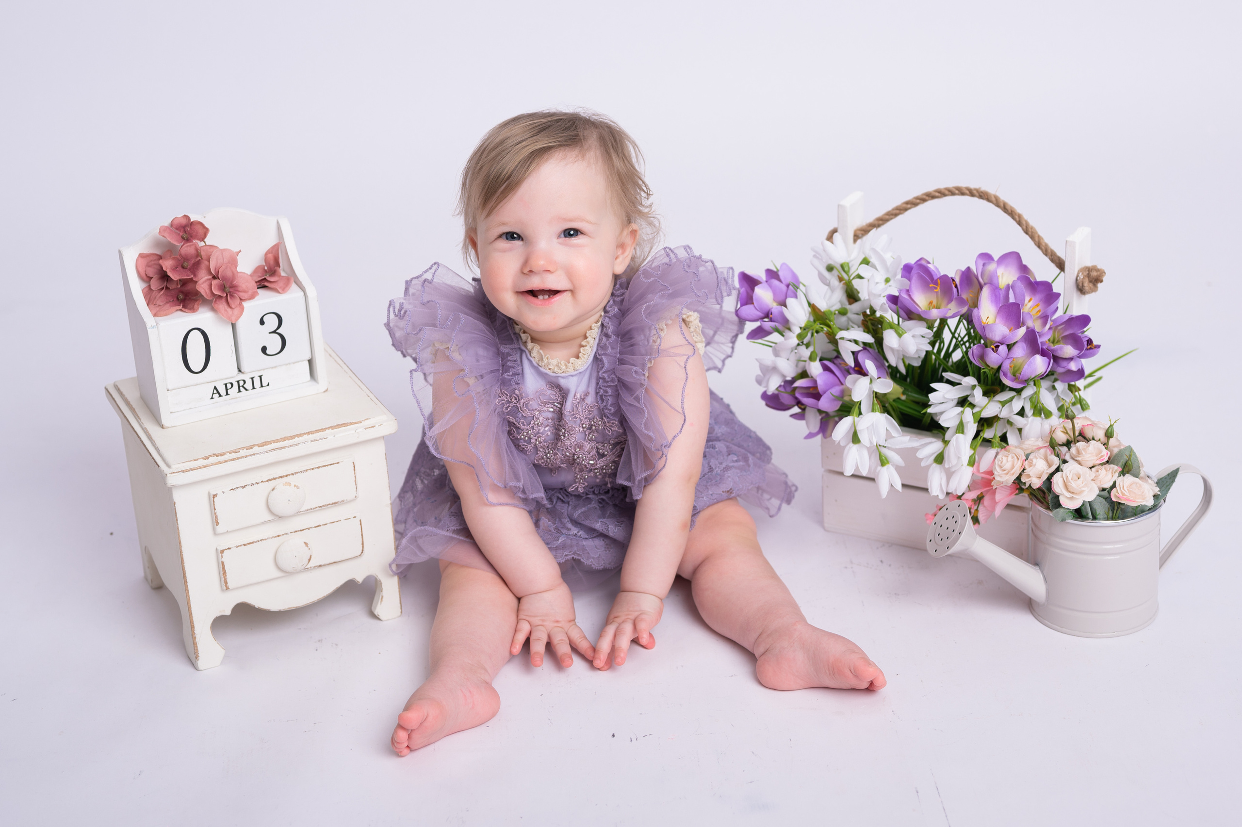 Фотосессия на годик для девочки. Фотосессия на годик в Москве. Фотограф годовасия