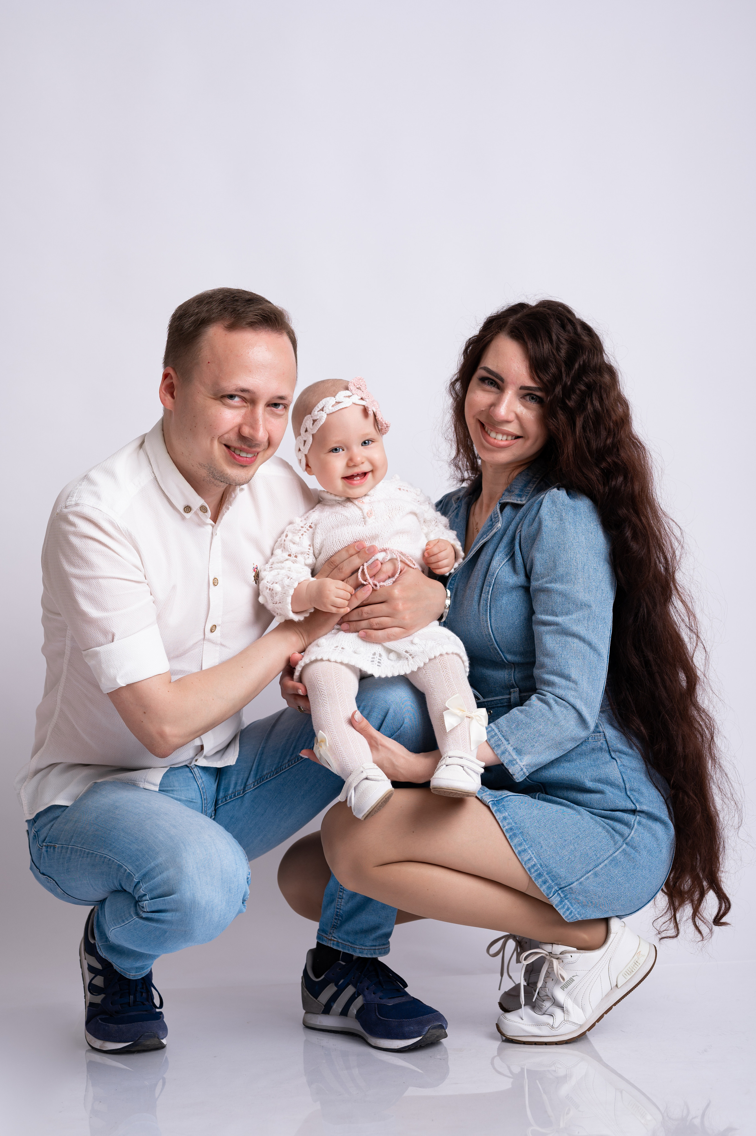 Семейные кадры. Фотосессия на годик в Москве. Фотограф годовасия