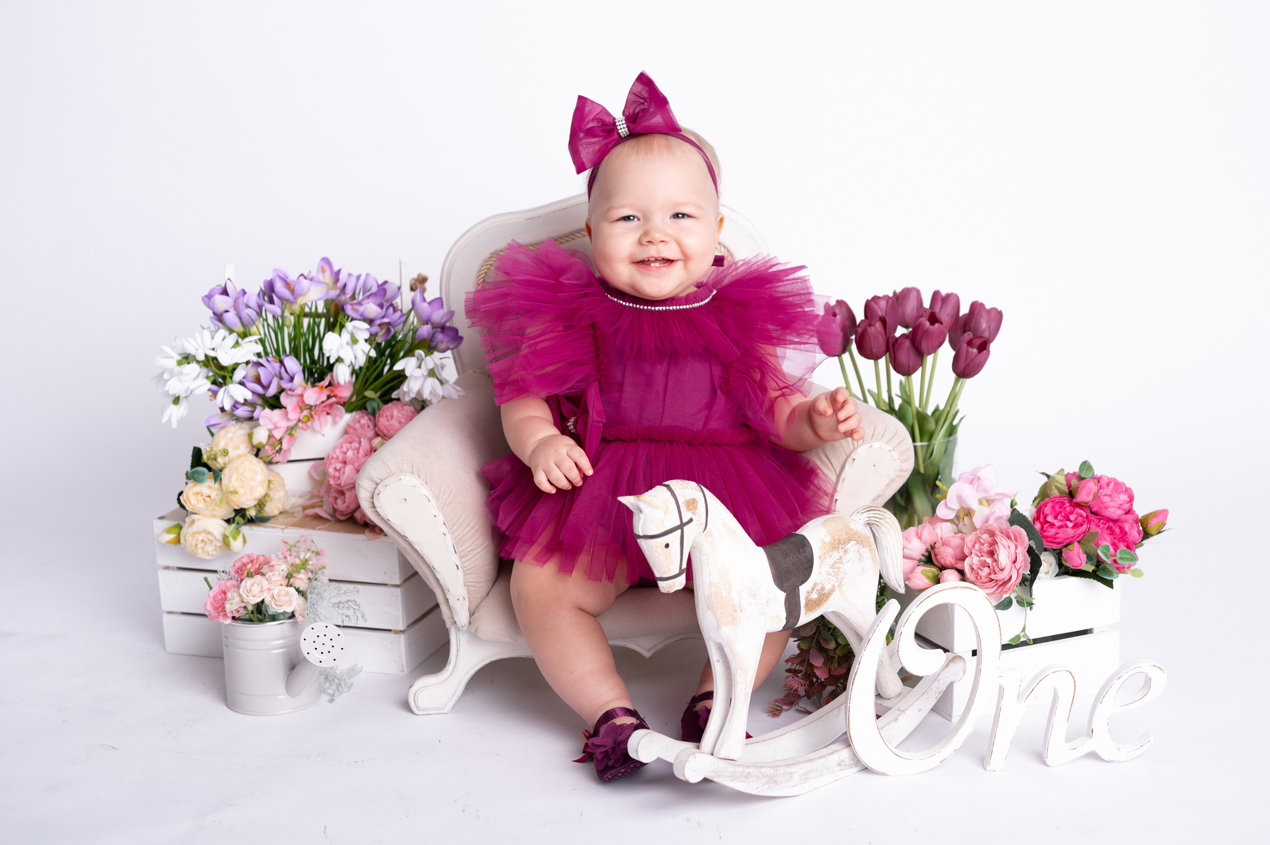 Фотосессия на годик для девочки. Фотосессия на годик в Москве. Фотограф годовасия