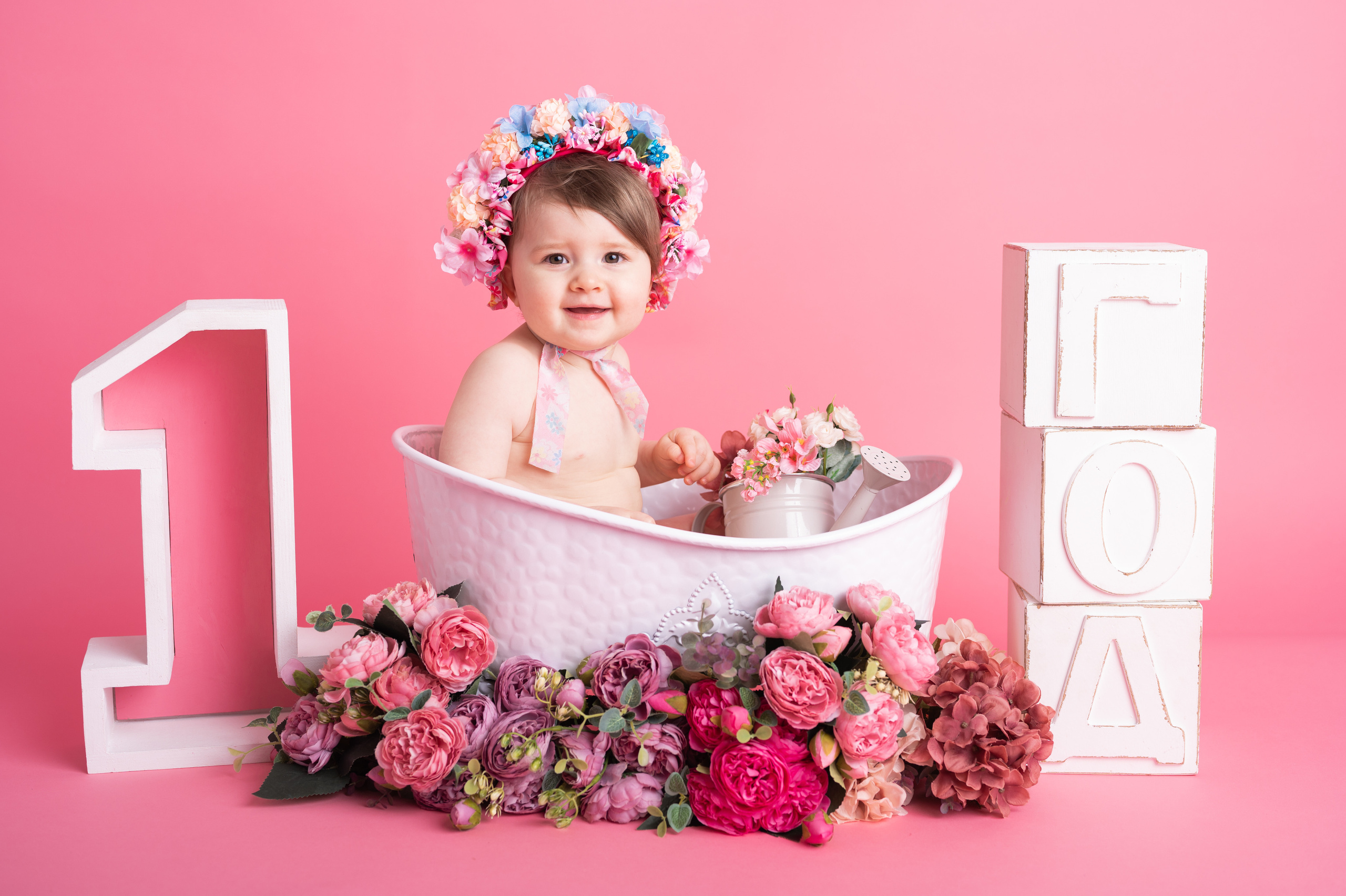 Фотосессия на годик для девочки. Фотосессия на годик в Москве. Фотограф годовасия