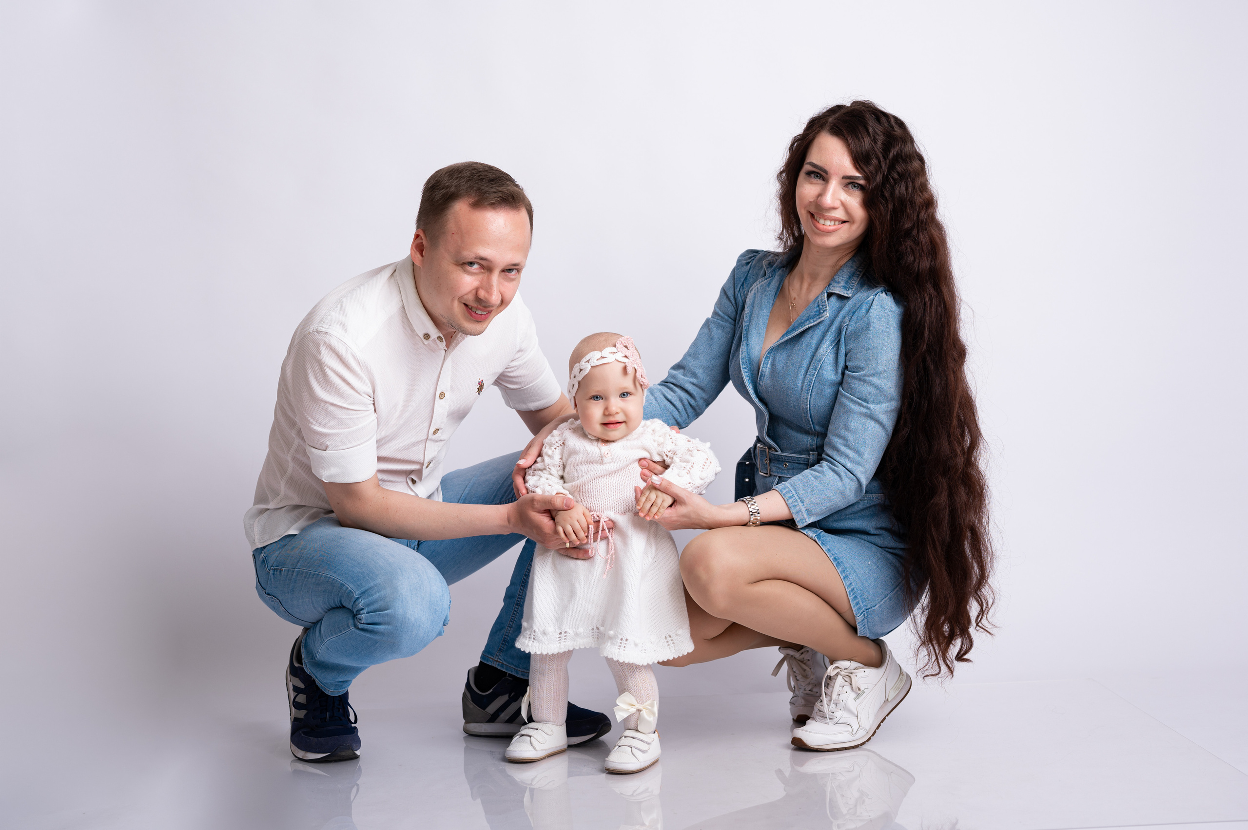 Семейные кадры. Фотосессия на годик в Москве. Фотограф годовасия