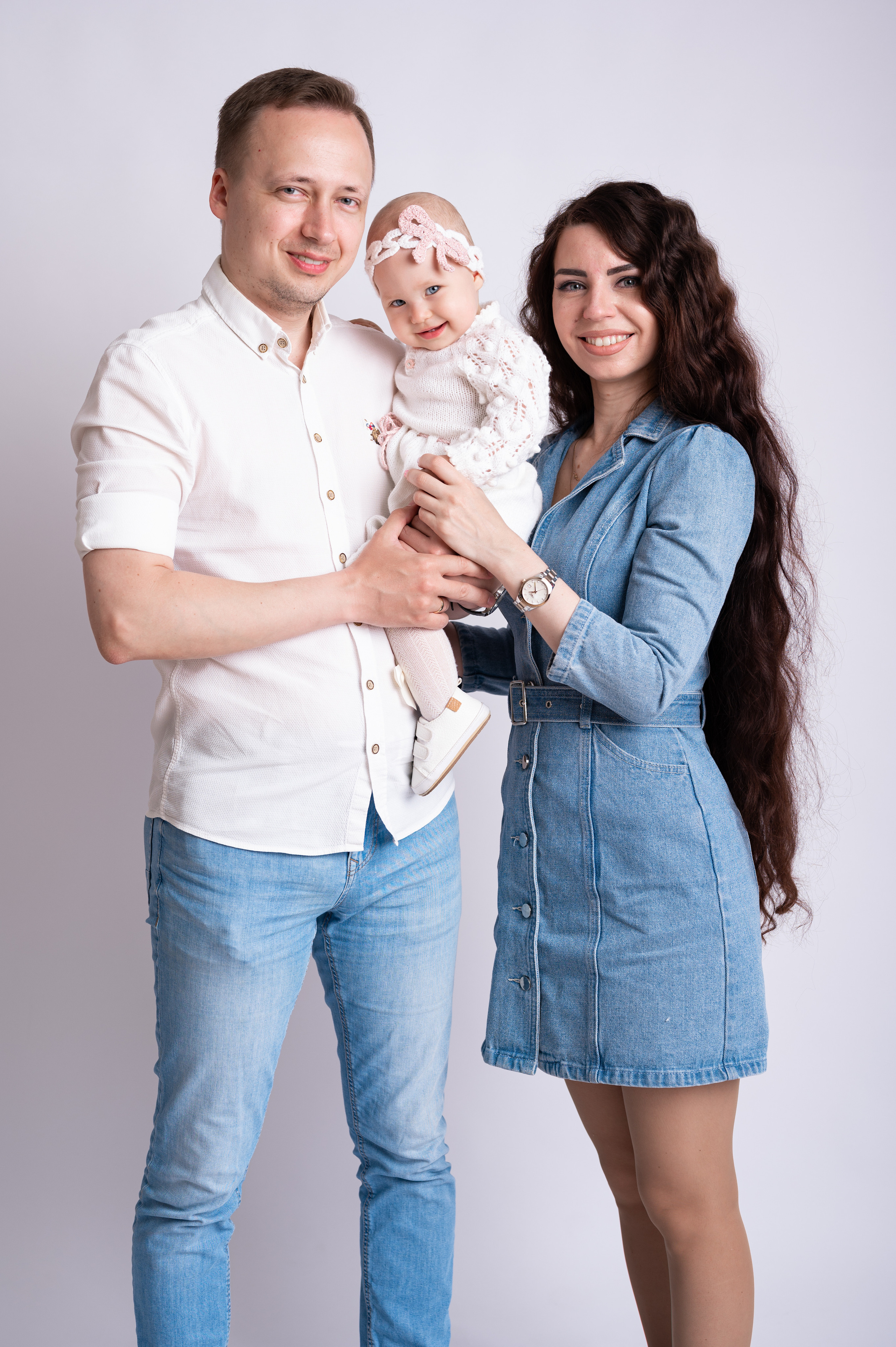 Семейные кадры. Фотосессия на годик в Москве. Фотограф годовасия