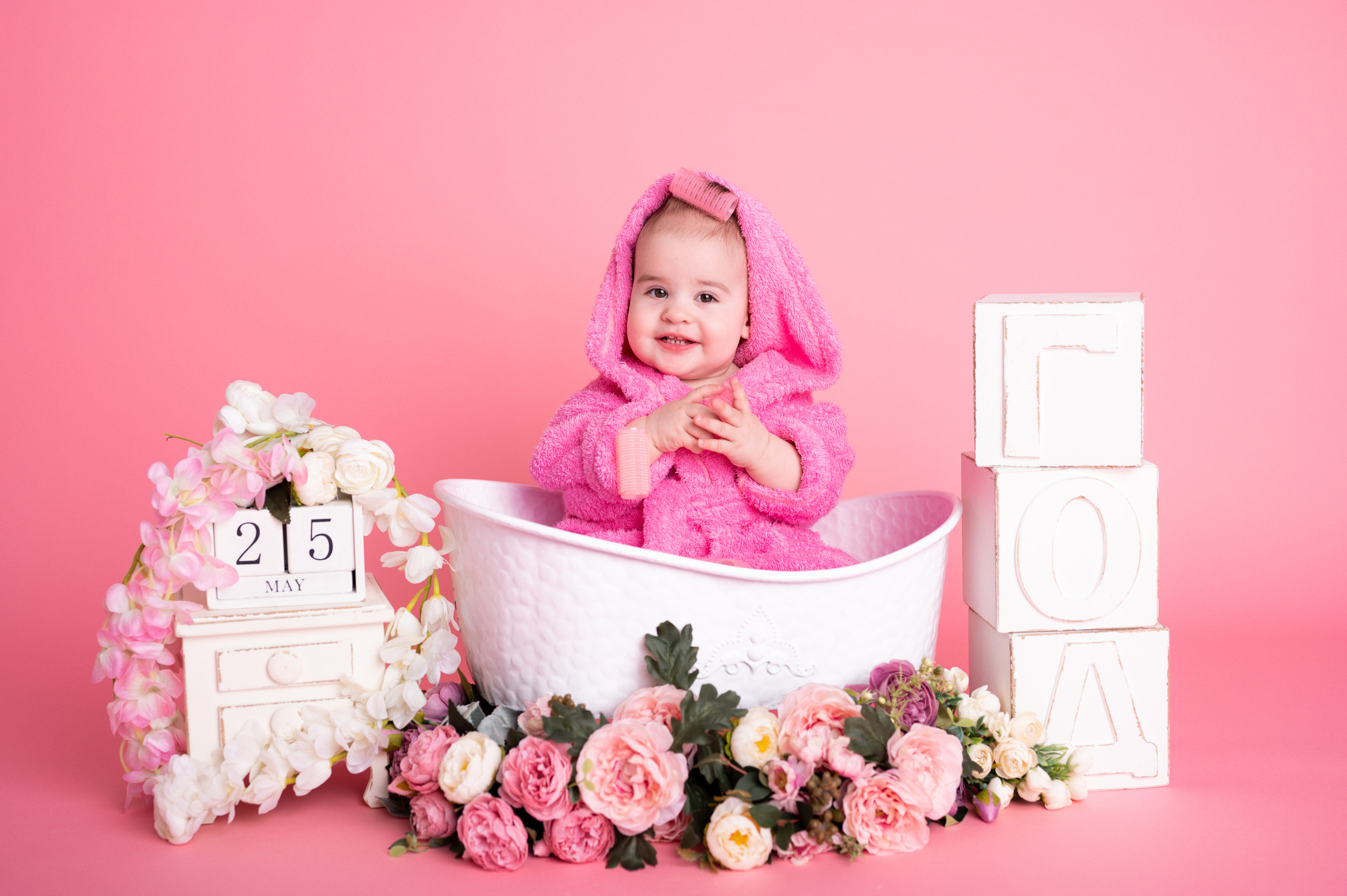 Фотосессия на годик для девочки. Фотосессия на годик в Москве. Фотограф годовасия