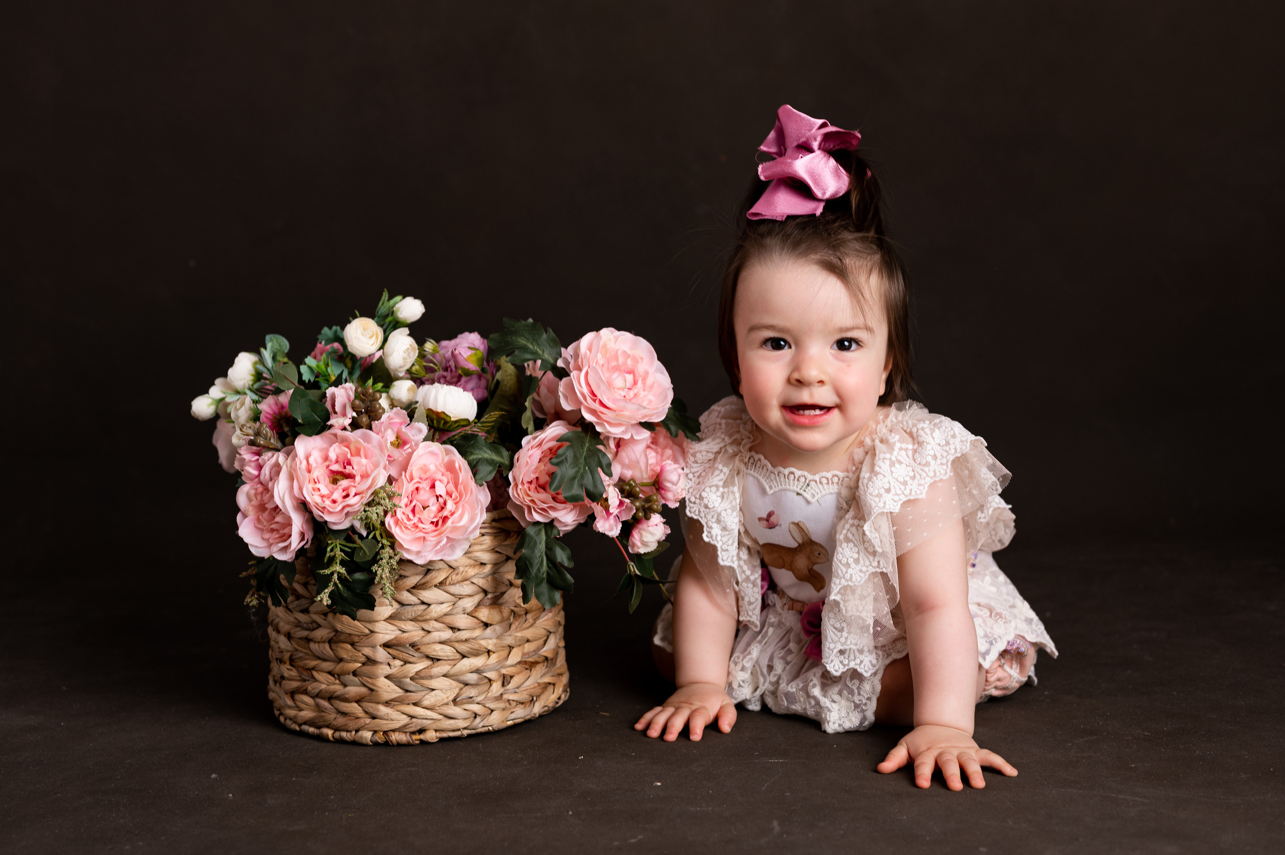 Фотосессия на годик для девочки. Фотосессия на годик в Москве. Фотограф годовасия