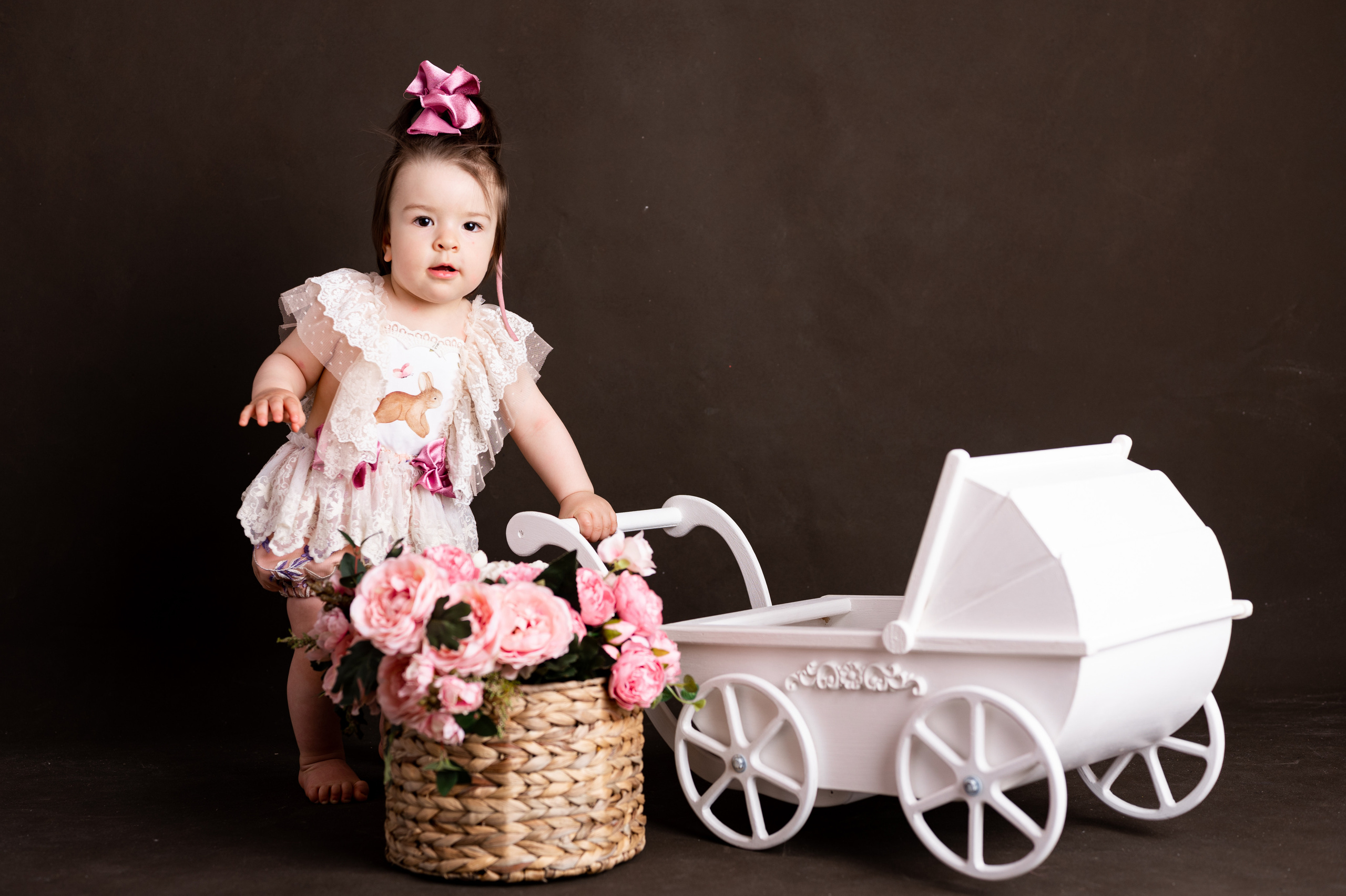 Фотосессия на годик для девочки. Фотосессия на годик в Москве. Фотограф годовасия