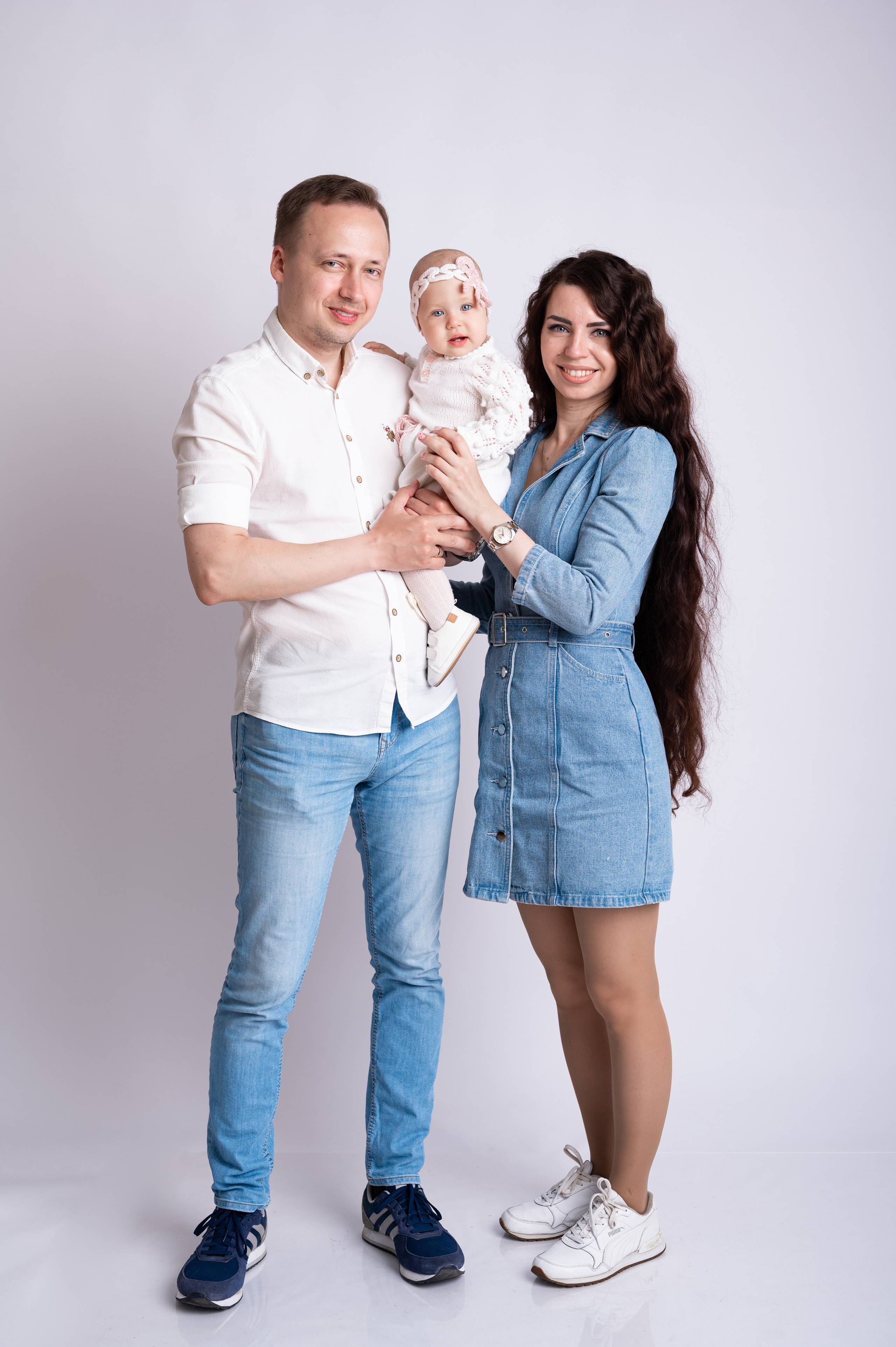 Семейные кадры. Фотосессия на годик в Москве. Фотограф годовасия