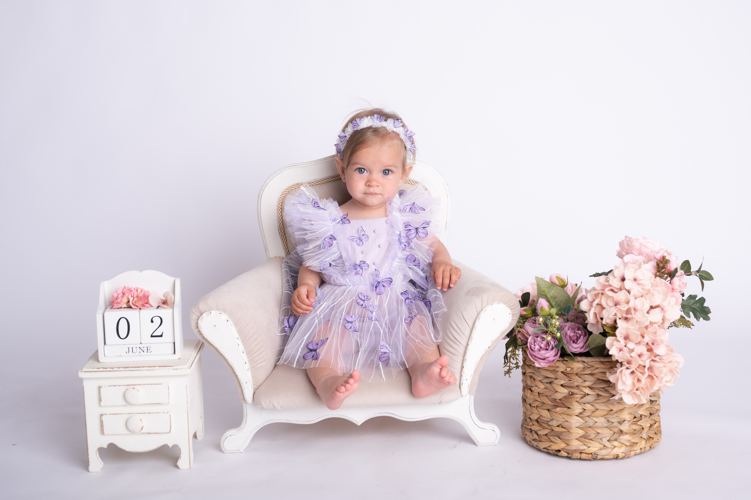 Фотосессия на годик для девочки. Фотосессия на годик в Москве. Фотограф годовасия