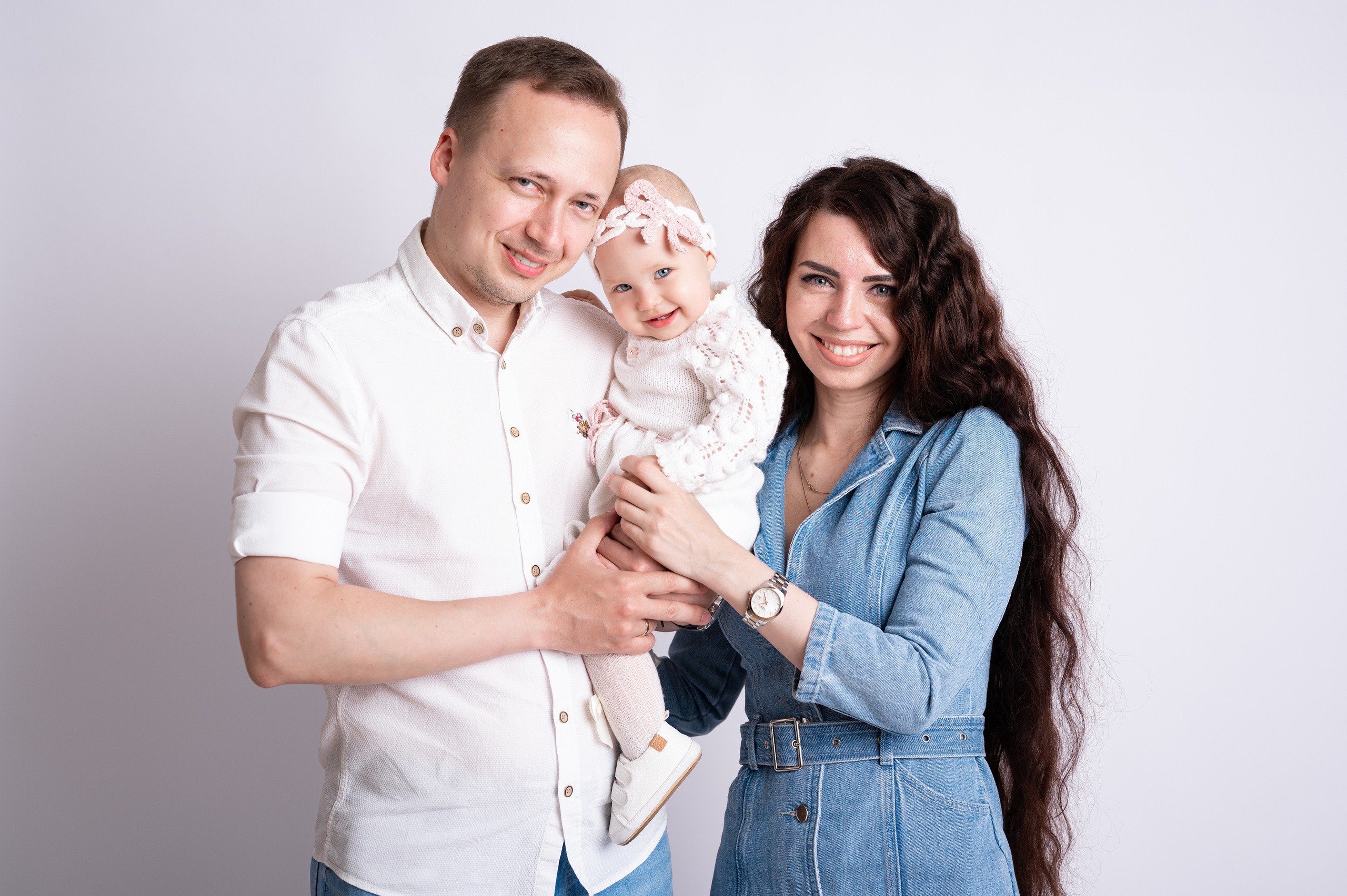 Семейные кадры. Фотосессия на годик в Москве. Фотограф годовасия