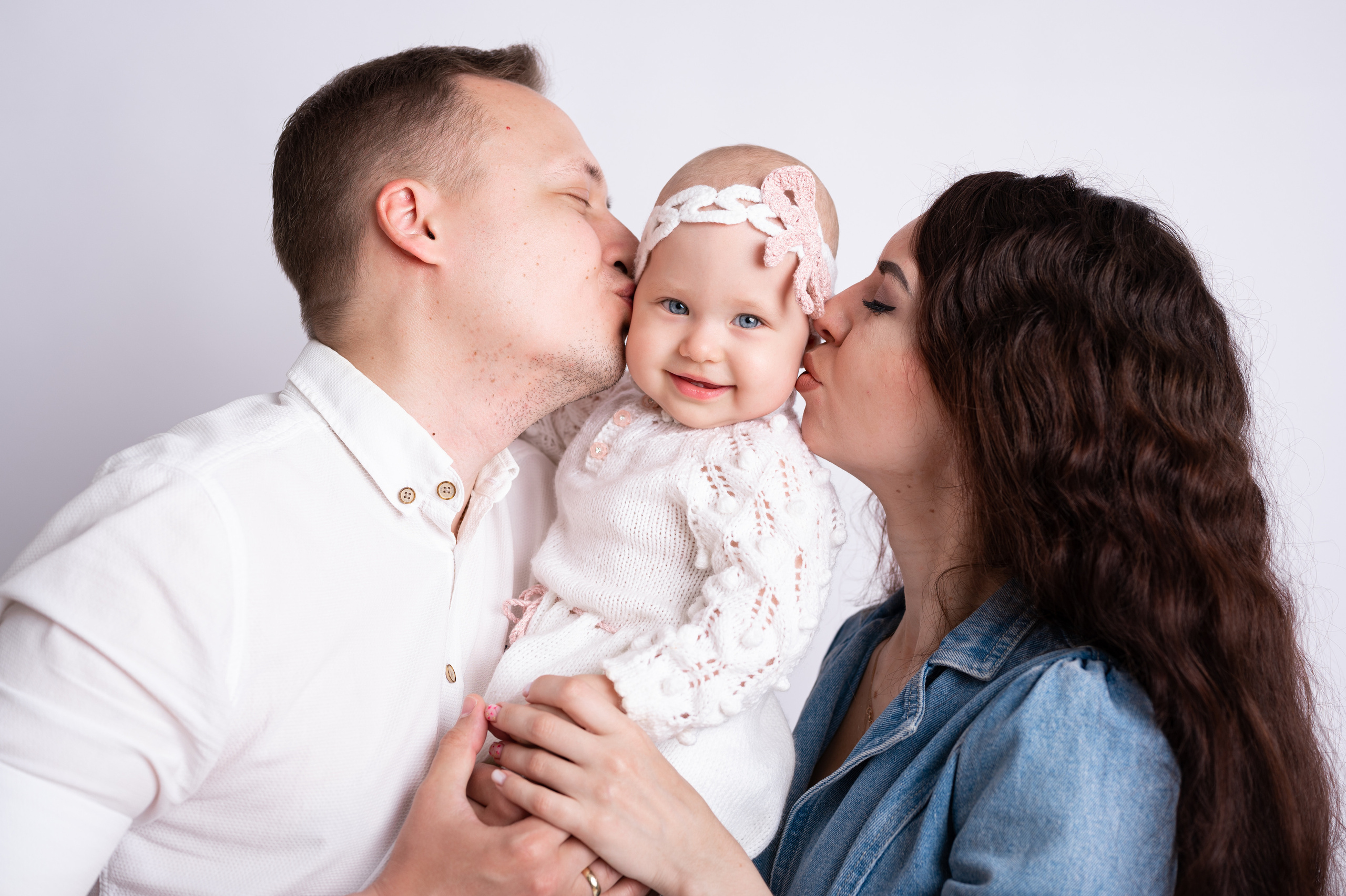 Семейные кадры. Фотосессия на годик в Москве. Фотограф годовасия