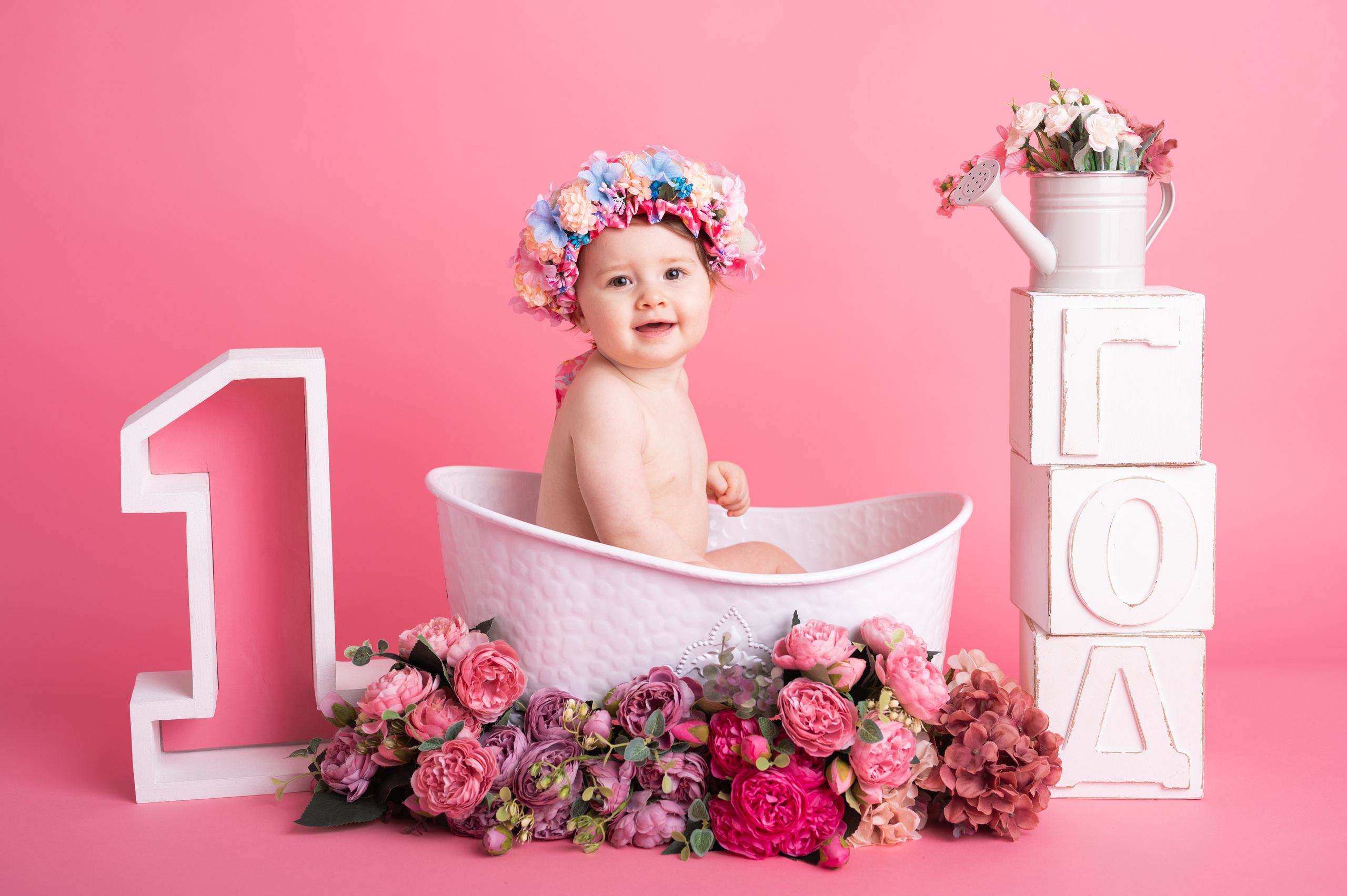 Фотосессия на годик для девочки. Фотосессия на годик в Москве. Фотограф годовасия