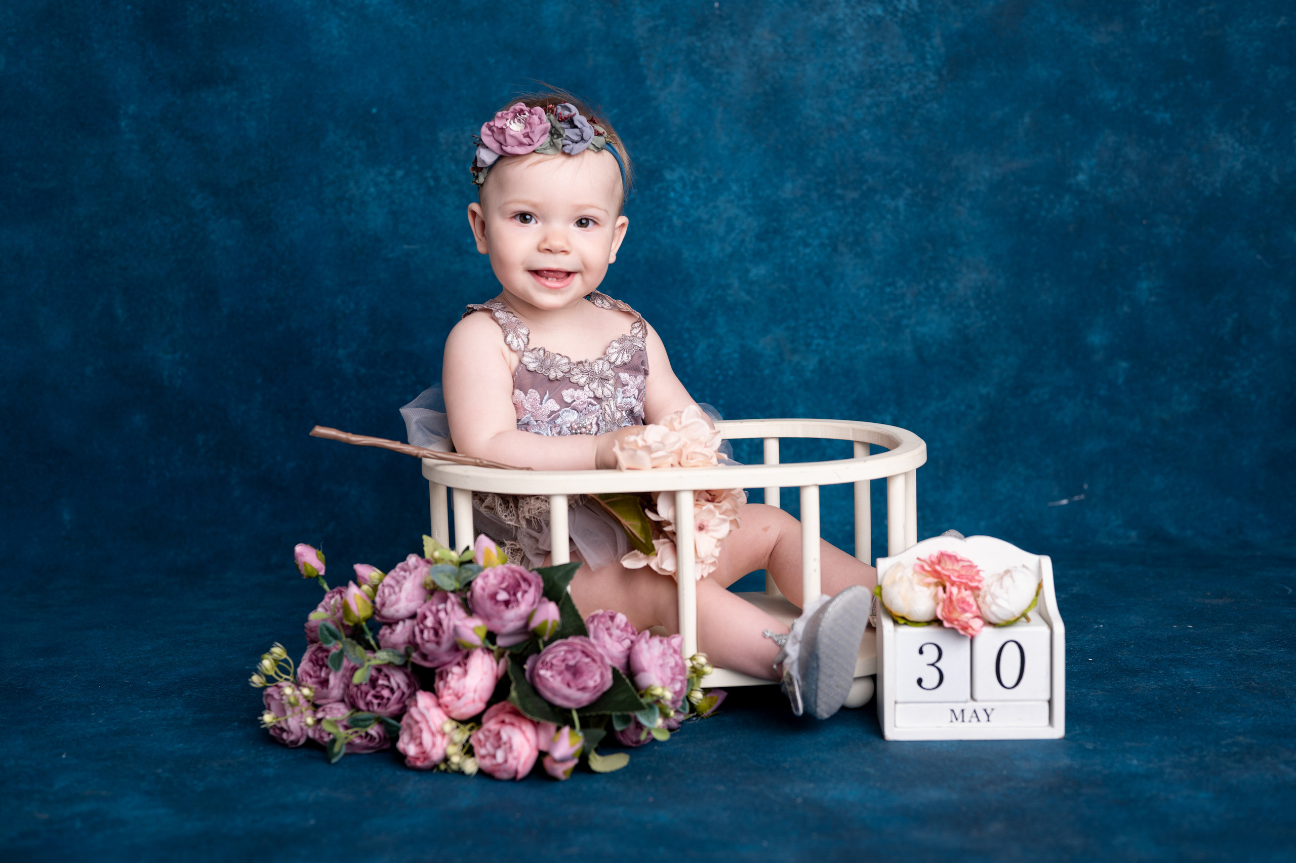 Фотосессия на годик для девочки. Фотосессия на годик в Москве. Фотограф годовасия