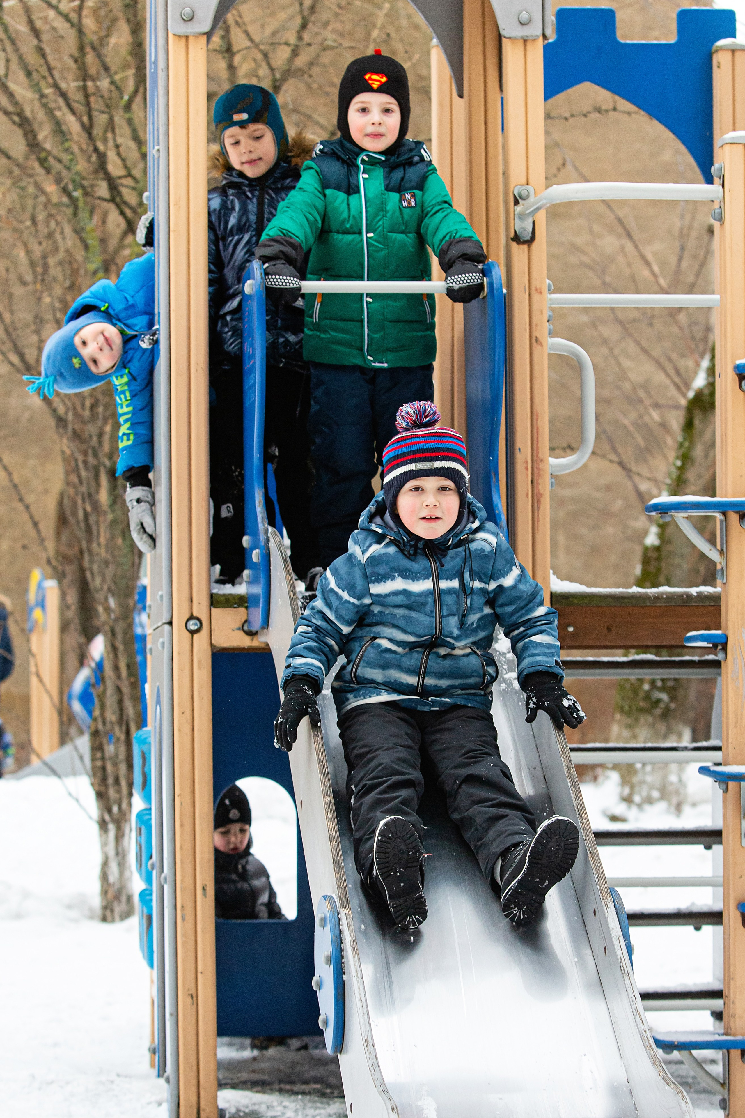 Зима в детском саду. Свадебный, семейный, детский фотограф в Санкт-Петербурге