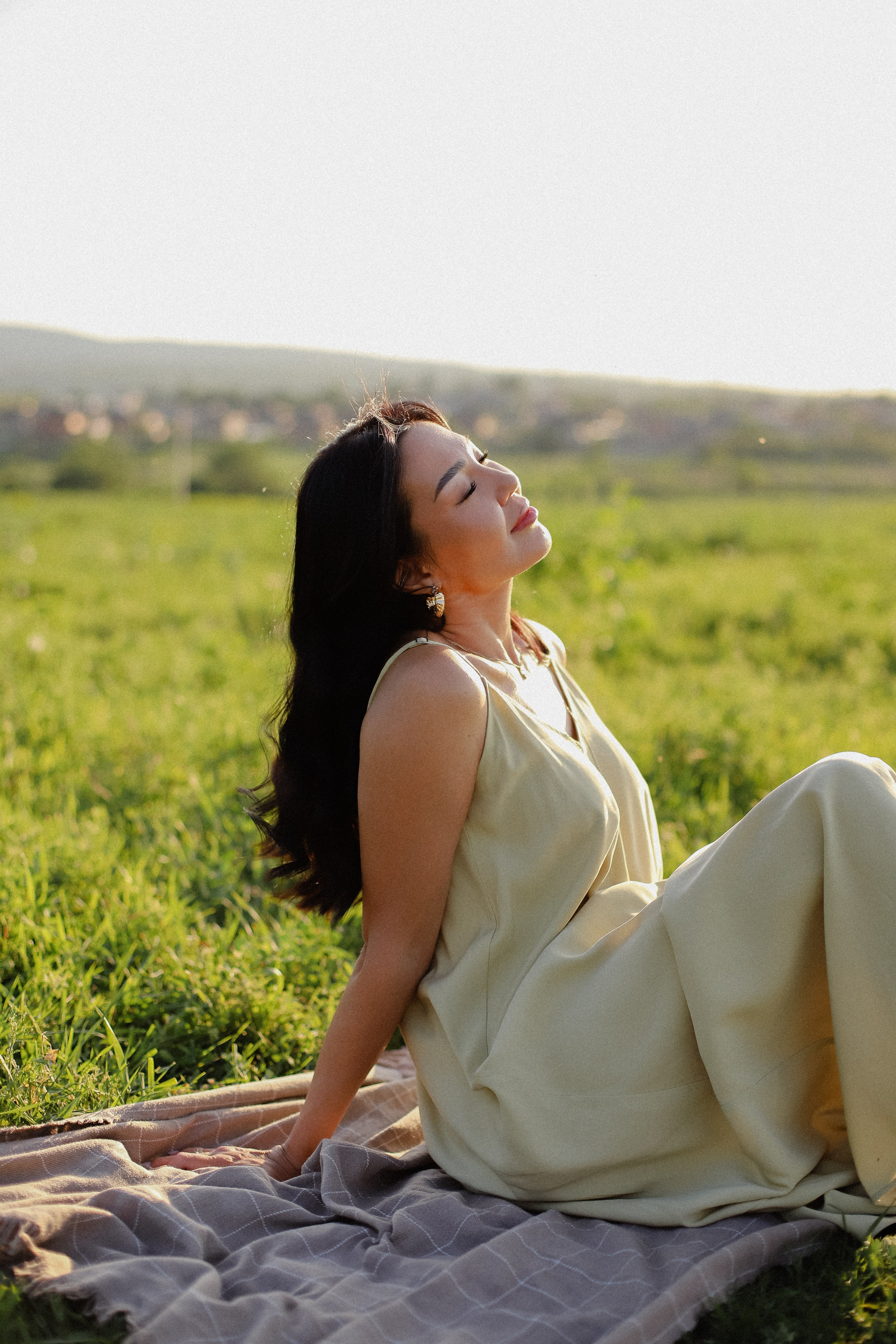 Поле на закате. Фотограф в Алматы и Москве Даша Пушкина
