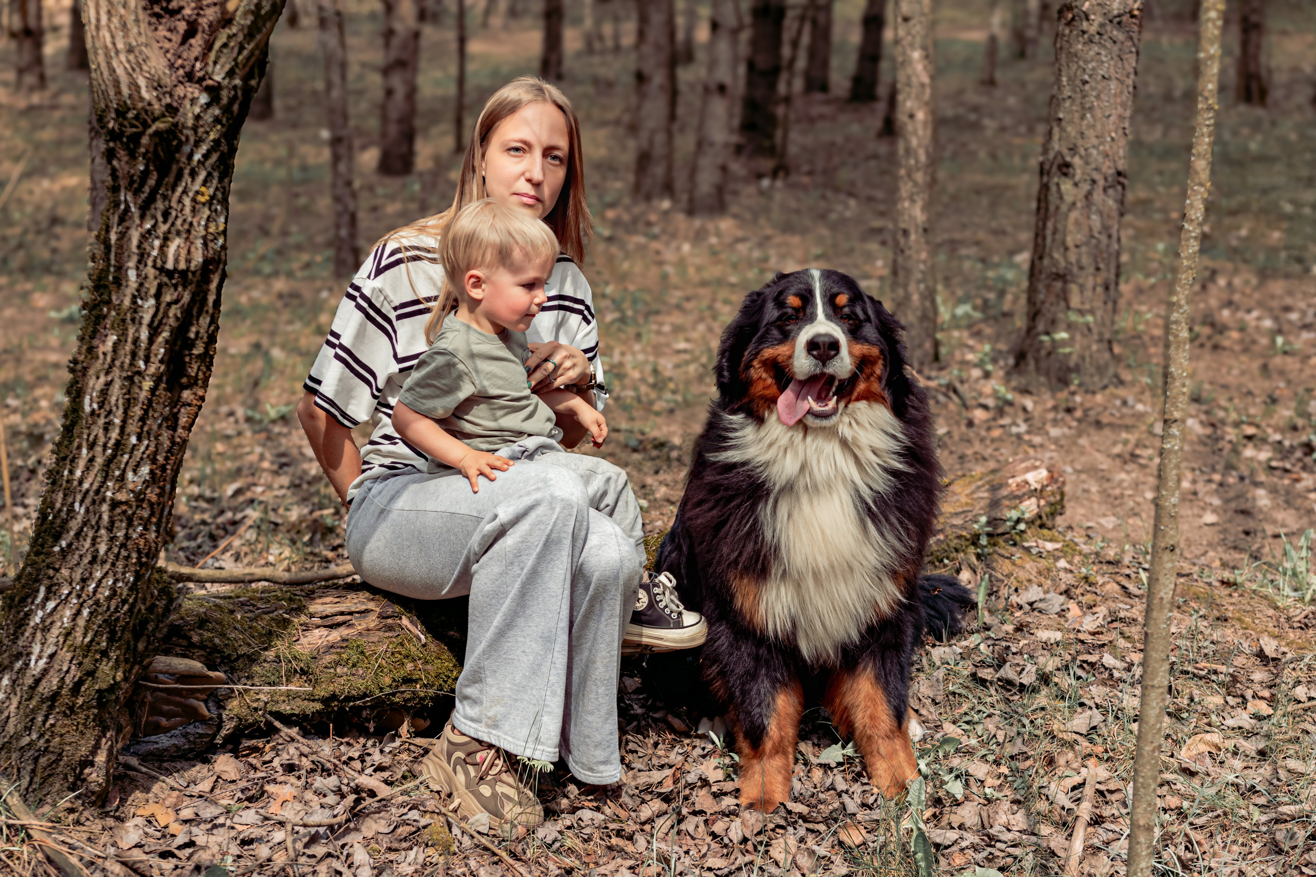 Семейная фотосессия в лесу