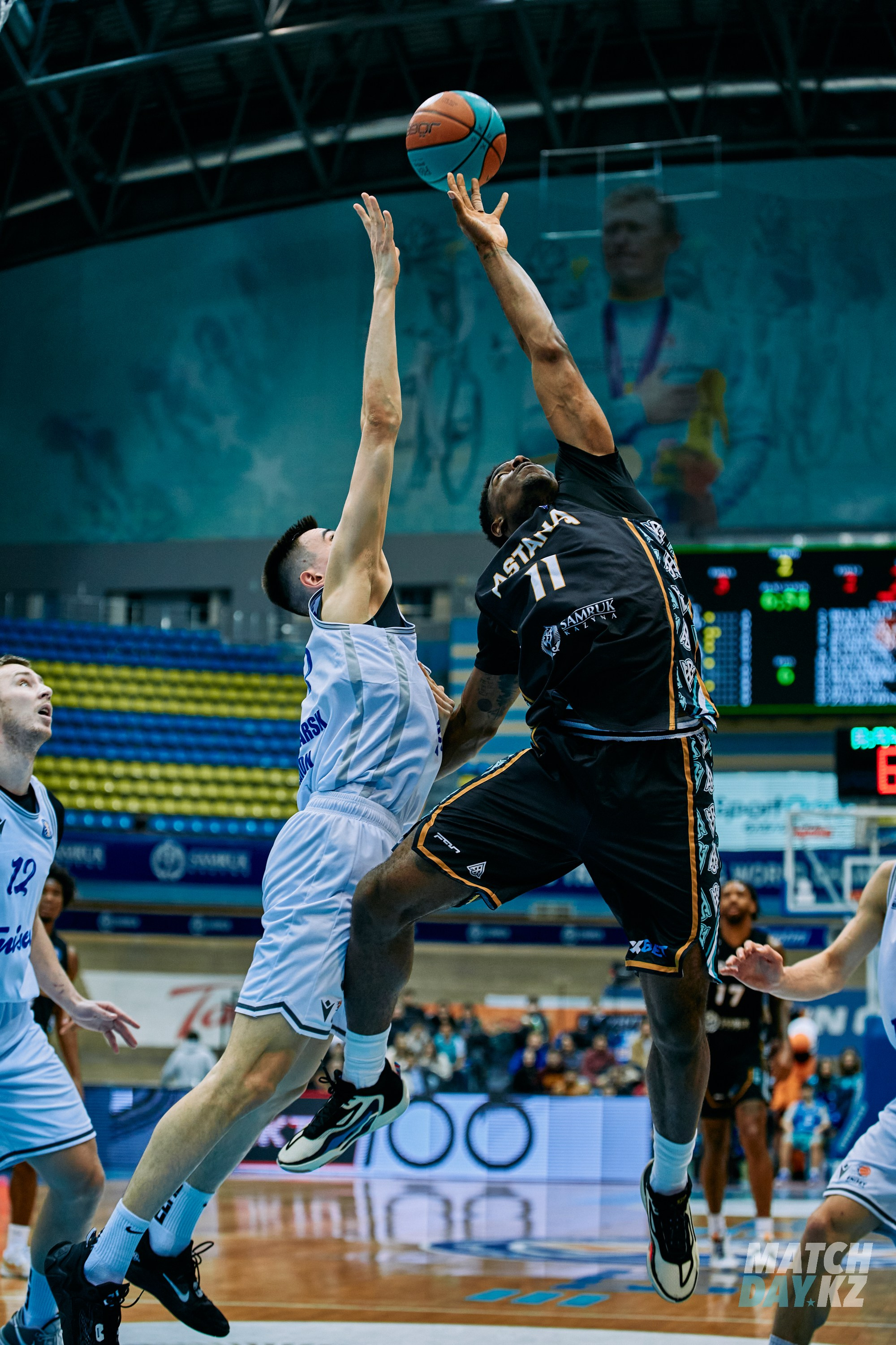 VTB League (Astana — Enisey) 01 February 2024. Professional photo & Event agency (Kazakhstan, Astana)