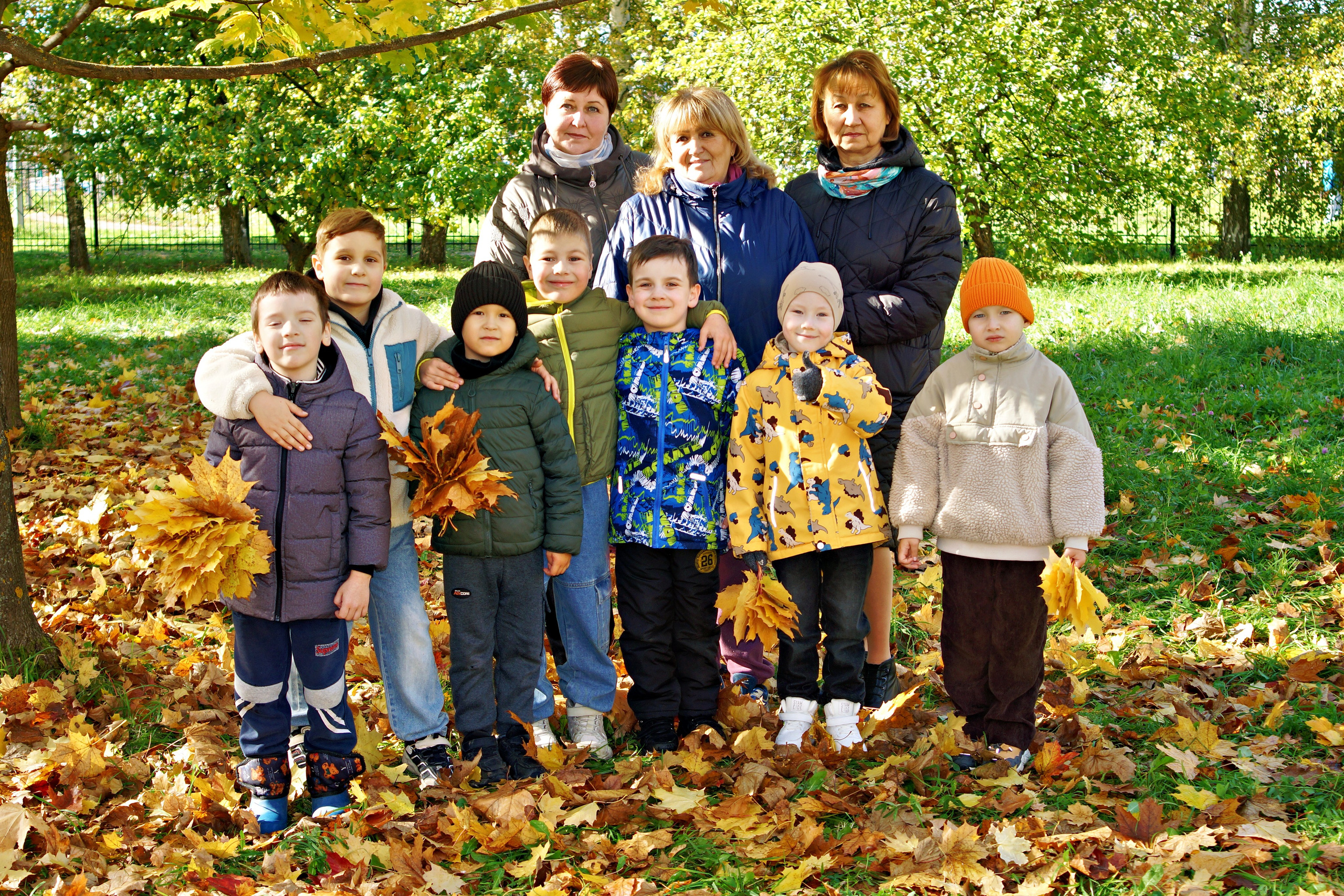 Осенняя фотосессия в детском саду г. Йошкар-Ола