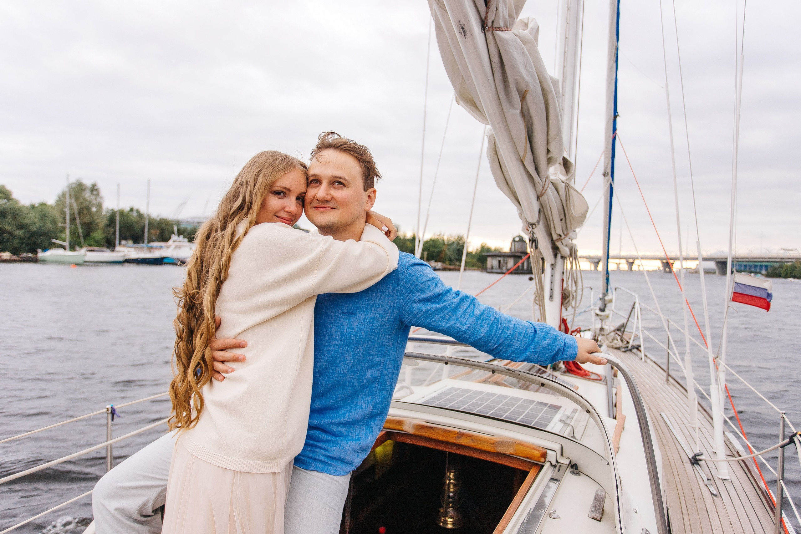 Прогулка на яхте. Фотограф в Санкт-Петербурге Юлия Ласкари