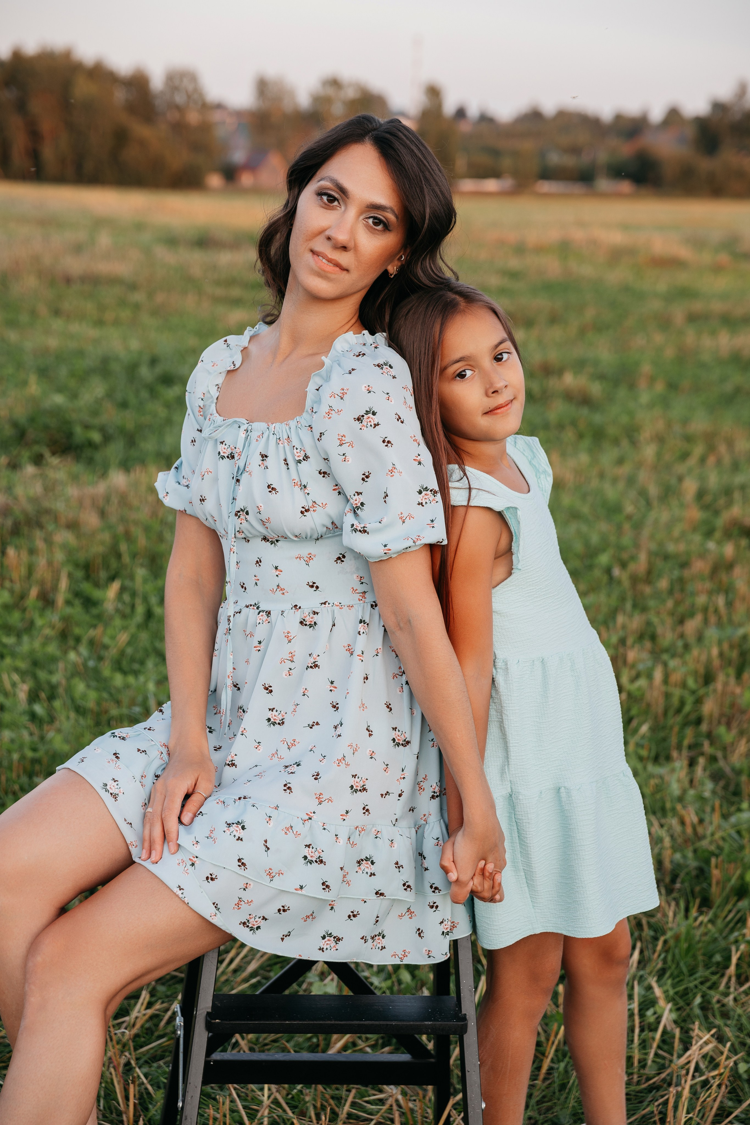 Семейная закатная съемка. Фотограф в Твери Лагодная Яна