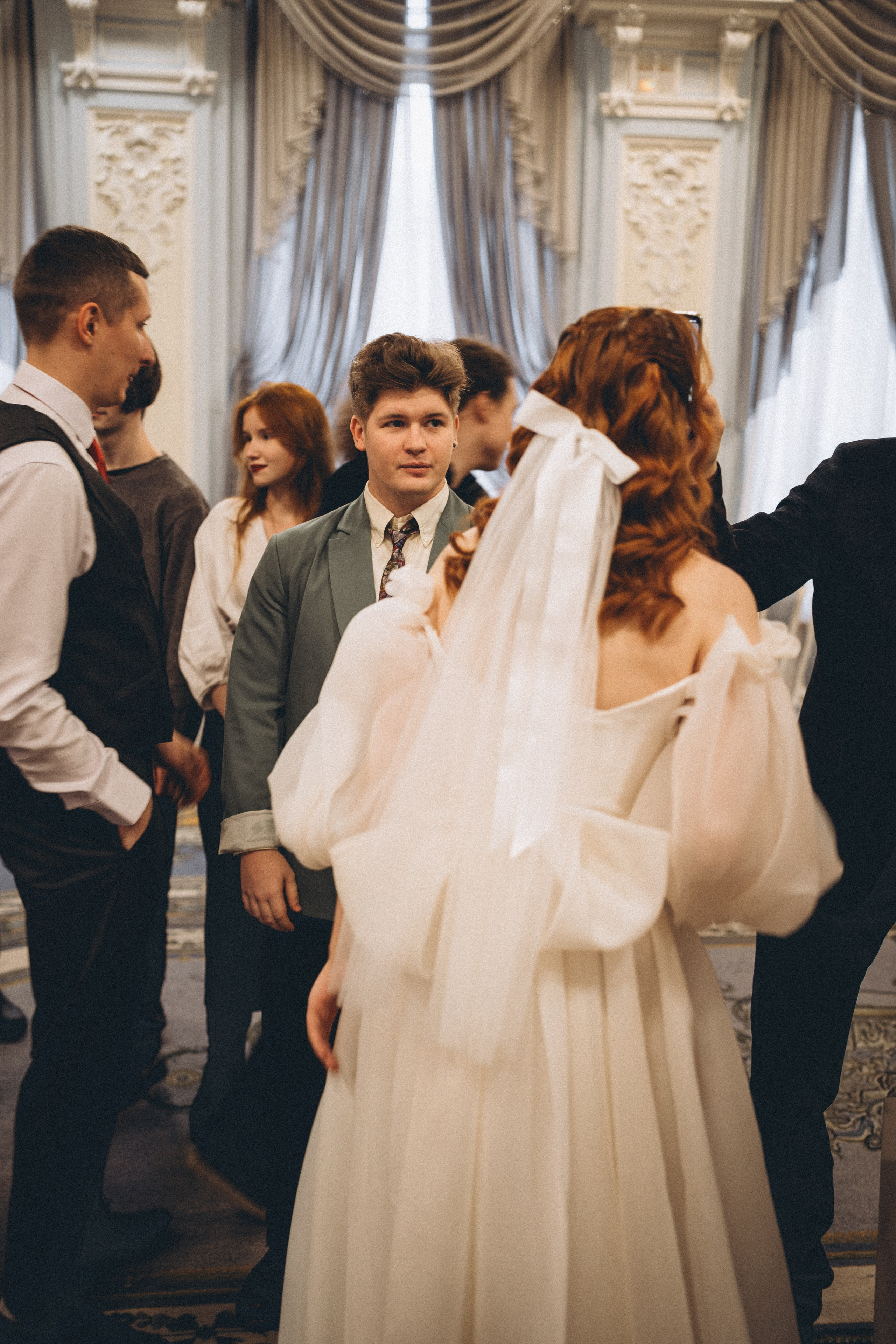 СВАДЕБНАЯ СЬЕМКА ВО ВТОРОМ ДВОРЦЕ С ГОСТЯМИ И ПРОГУЛКА В ТАВРИЧЕСКОМ САДУ. Профессиональный фотограф, Санкт-Петербург — Виктория Богомолова