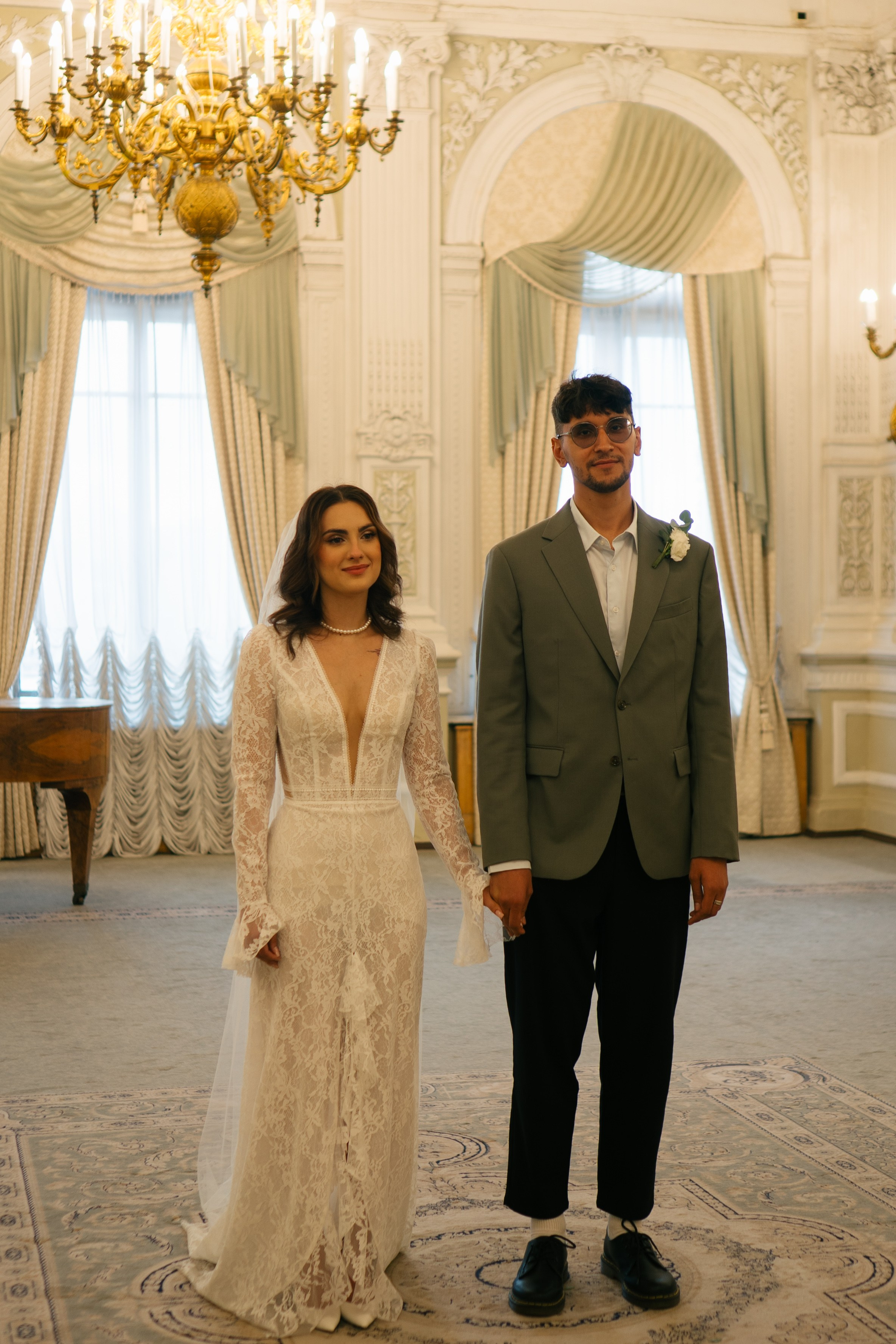 СВАДЕБНАЯ СЬЕМКА В ПЕРВОМ ДВОРЦЕ БРАКОСОЧЕТАНИЯ. Профессиональный фотограф, Санкт-Петербург — Виктория Богомолова