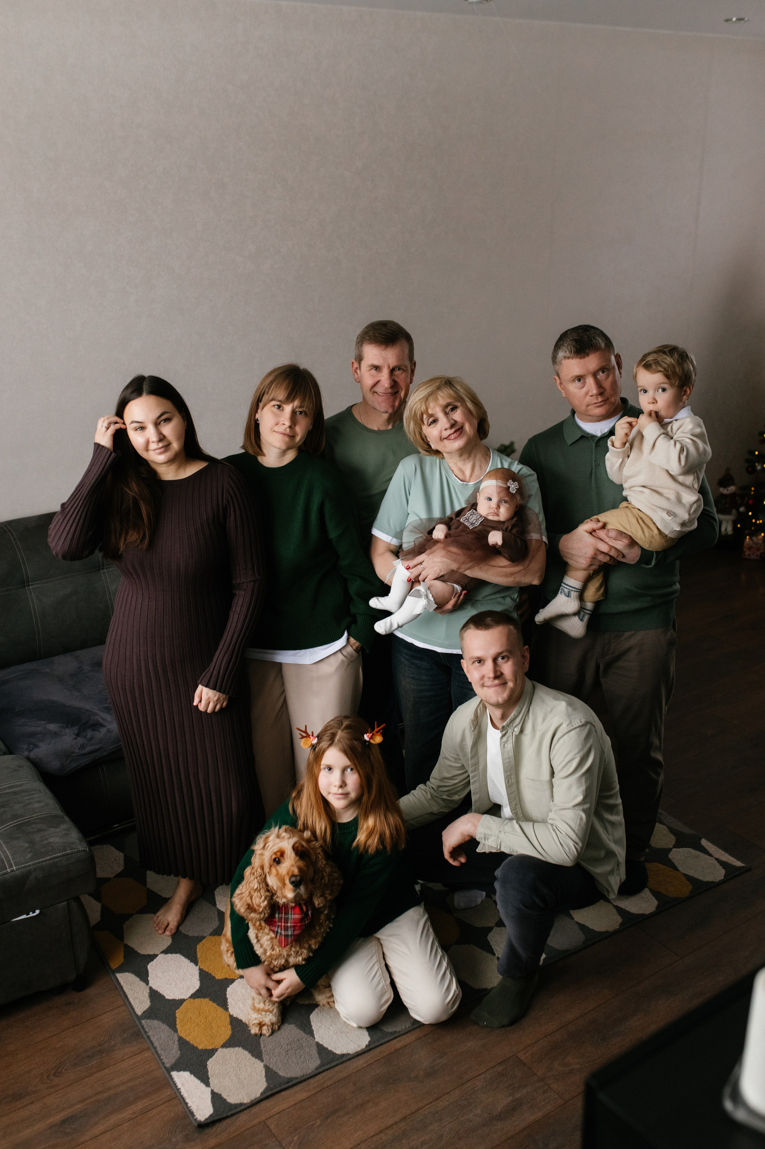 Семейные новогодние. Фотограф Катя Трусова