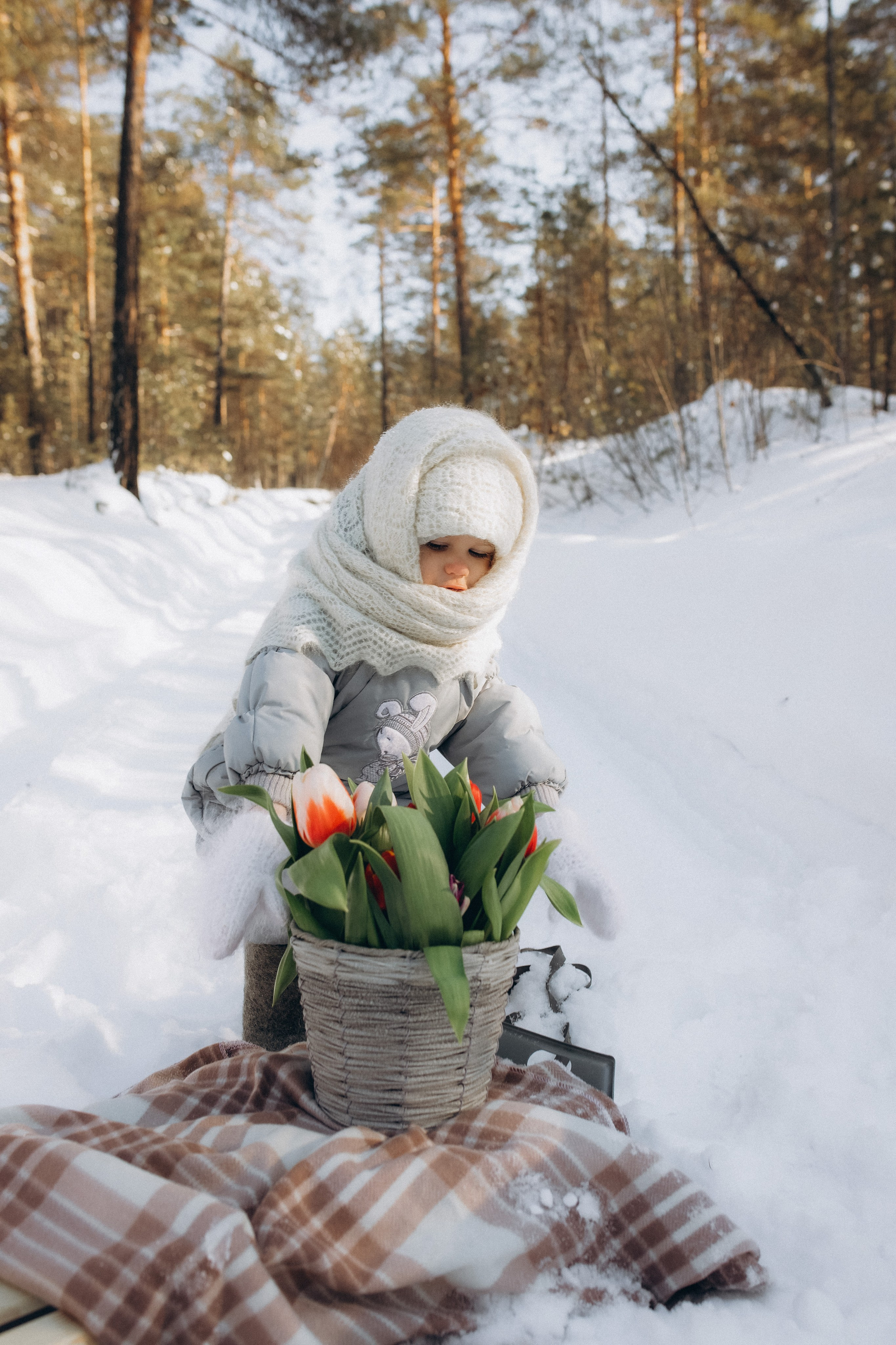 Девочка Зима. Семейный и детский фотограф город Тында Дарья