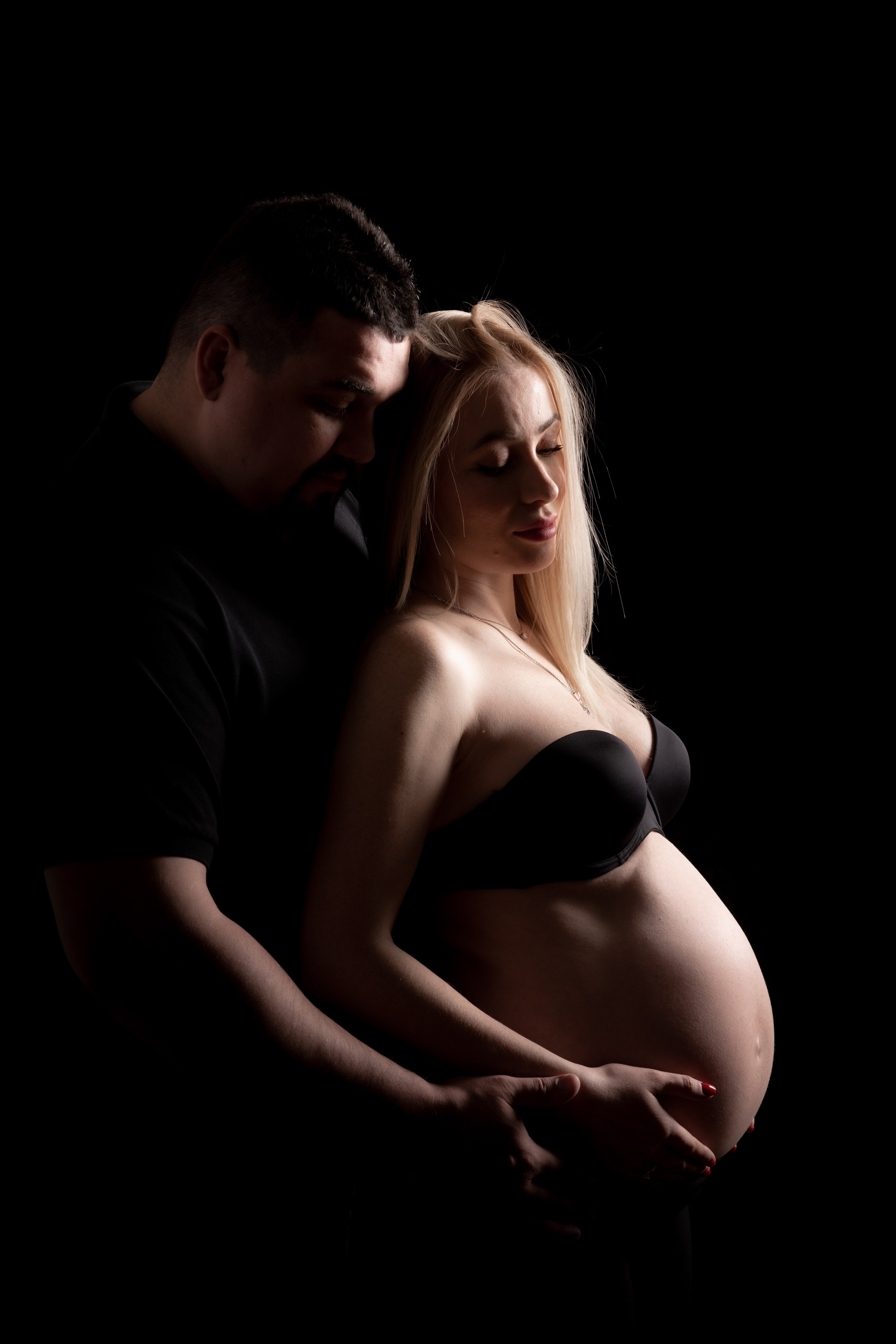 В темном ключе. Фотосессия беременности — Крылова Натали — Москва
