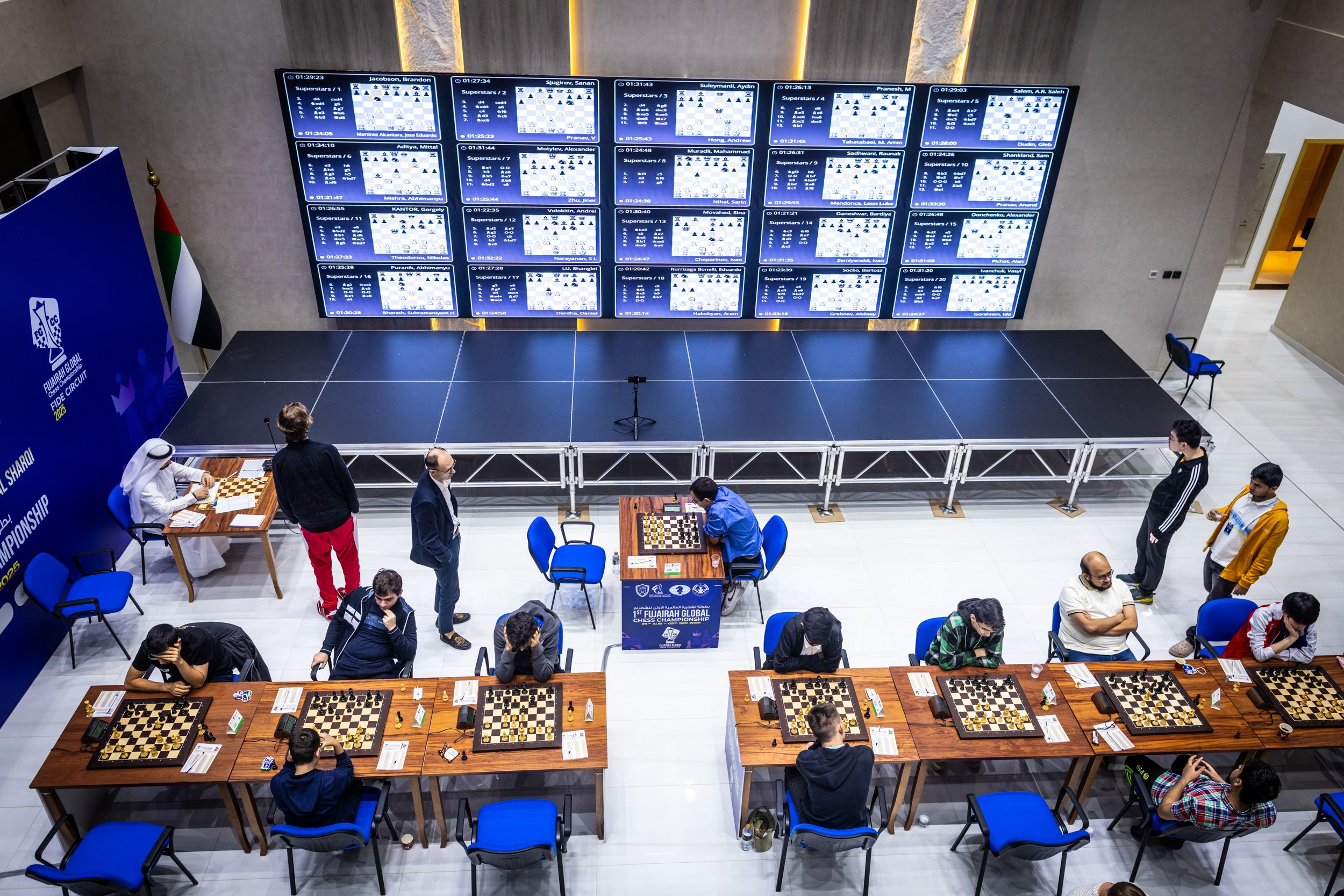 2025.08.27 1st. FUJAIRAH GLOBAL Chess Championship — Round4. Фотограф Анна Штурман (репортажная съёмка любых событий и мероприятий) Anna Shtourman photographer