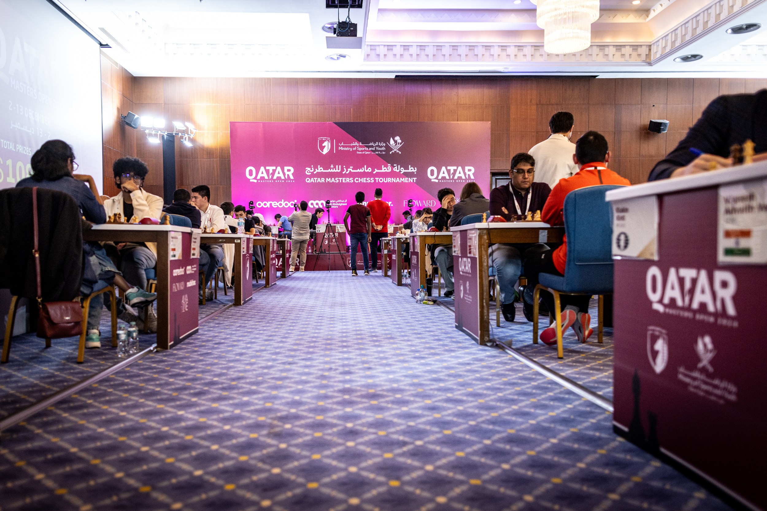 2024.12.05 Qatar Masters Open 2024 — Round3. Фотограф Анна Штурман (репортажная съёмка любых событий и мероприятий) Anna Shtourman photographer