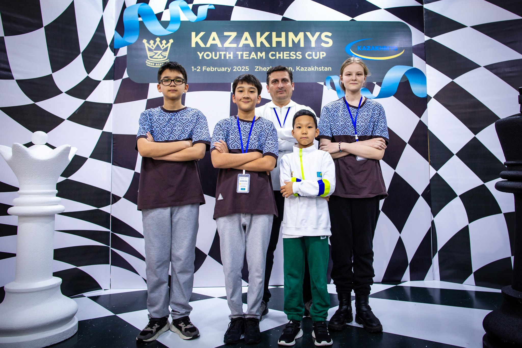 2025.02.02 KAZAKHMYS Youth Team Chess CUP 2025 — Day2_Teams. Фотограф Анна Штурман (репортажная съёмка любых событий и мероприятий) Anna Shtourman photographer