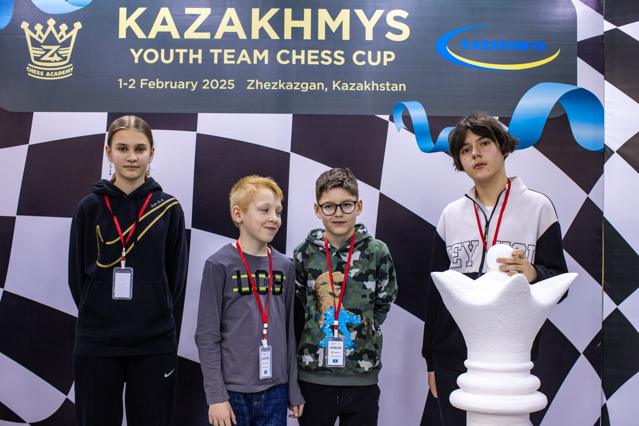 2025.02.02 KAZAKHMYS Youth Team Chess CUP 2025 — Day2_Teams. Фотограф Анна Штурман (репортажная съёмка любых событий и мероприятий) Anna Shtourman photographer