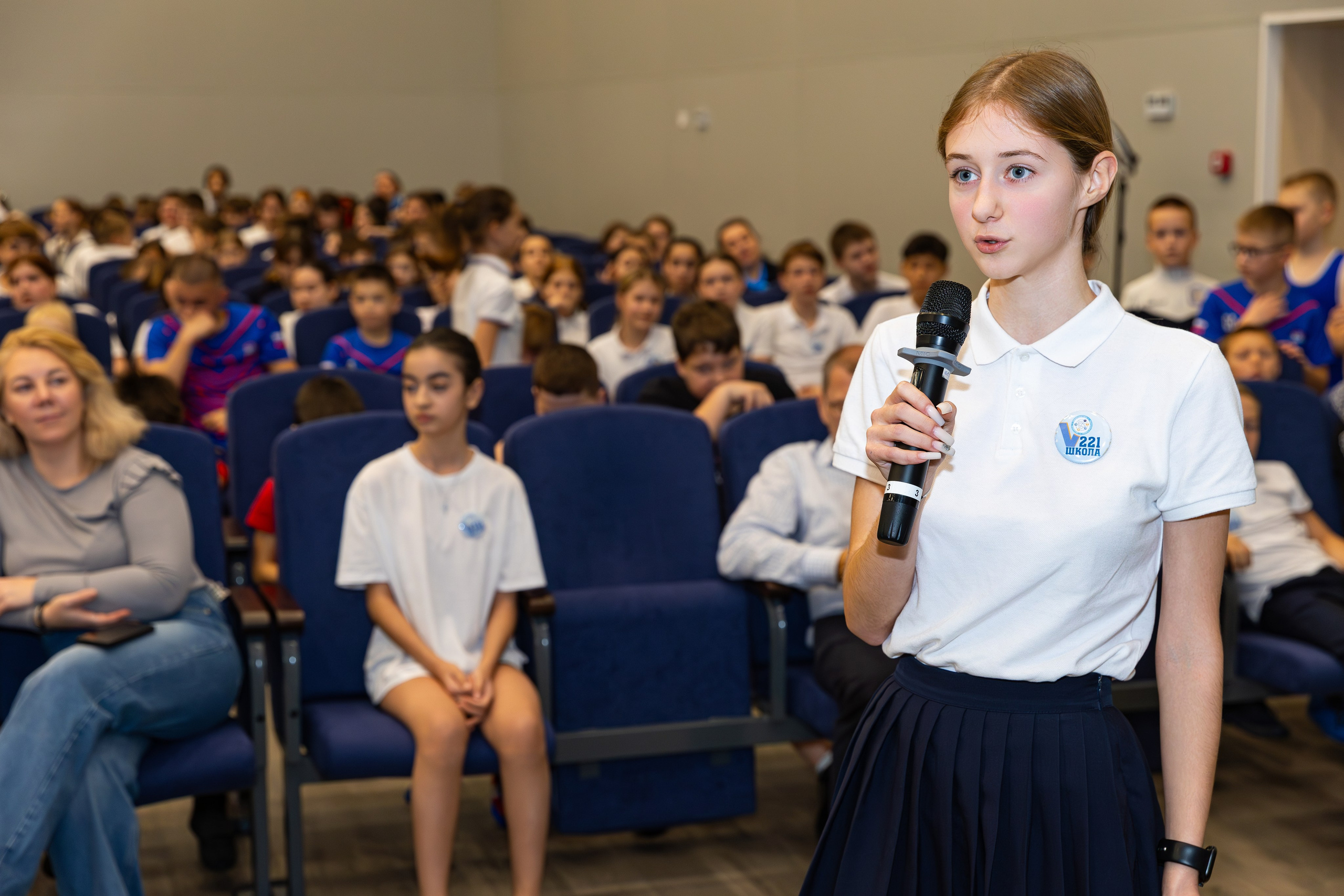 Открытия спортивного зала по вольной борьбе. В школе № 221. Фотограф Александр Поздняков  Новосибирск