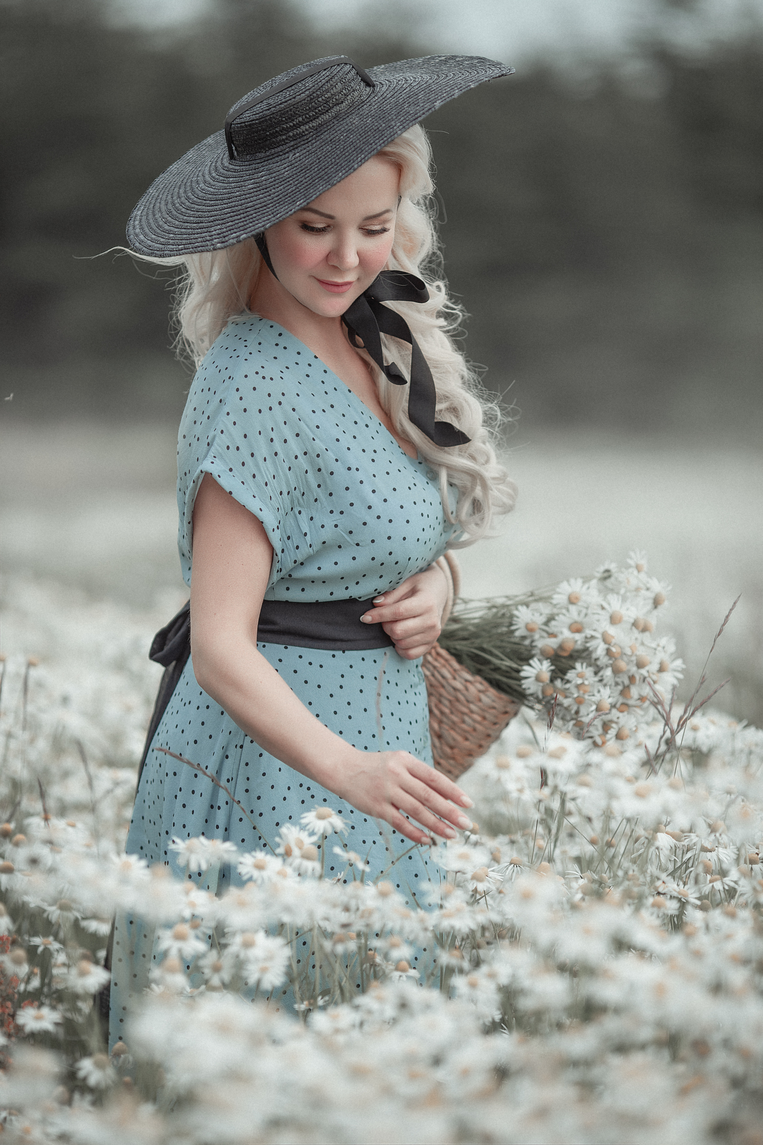 Марина, история с ромашками. Фотограф Алёна Яковлева