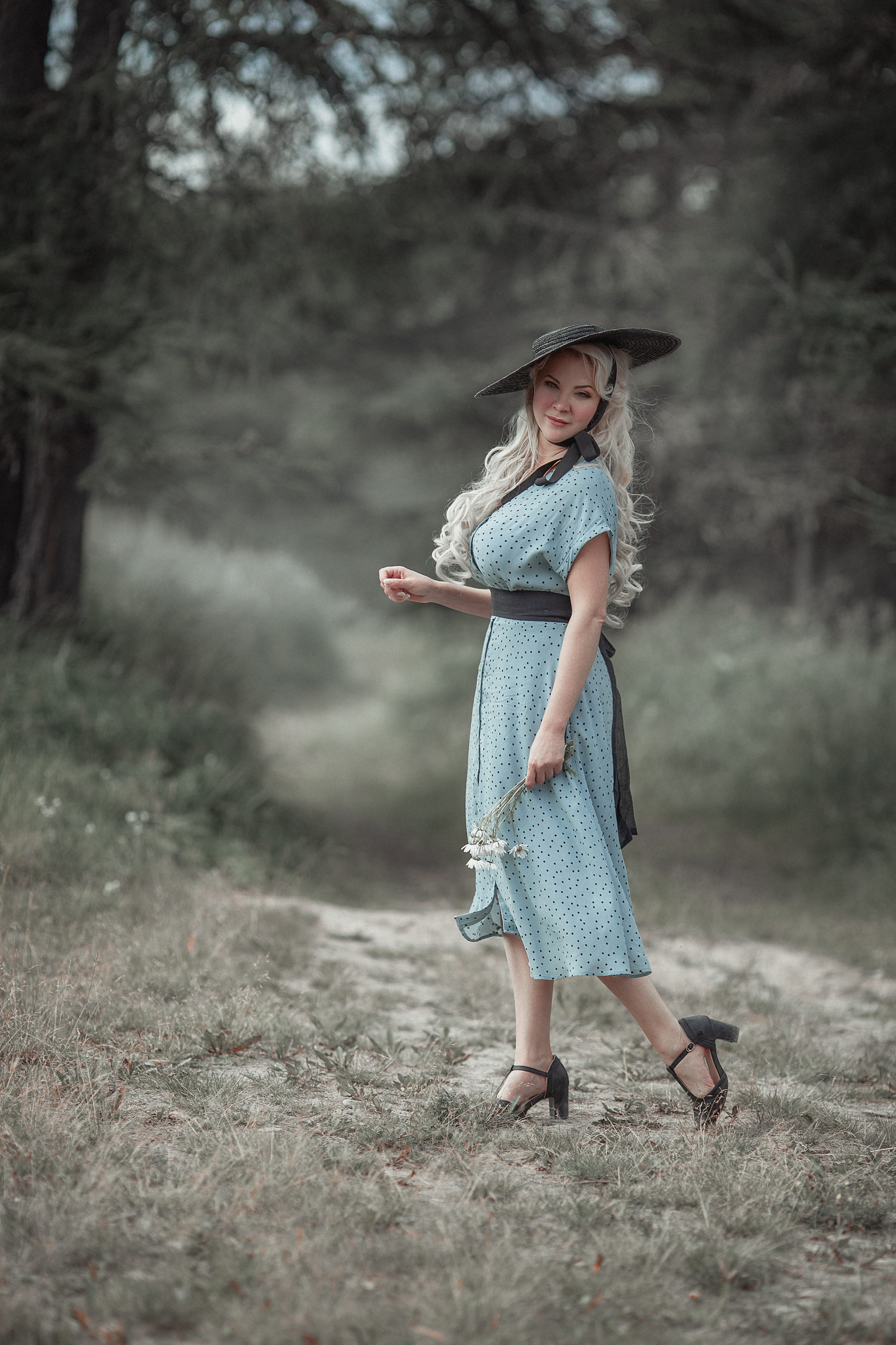 Марина, история с ромашками. Фотограф Алёна Яковлева