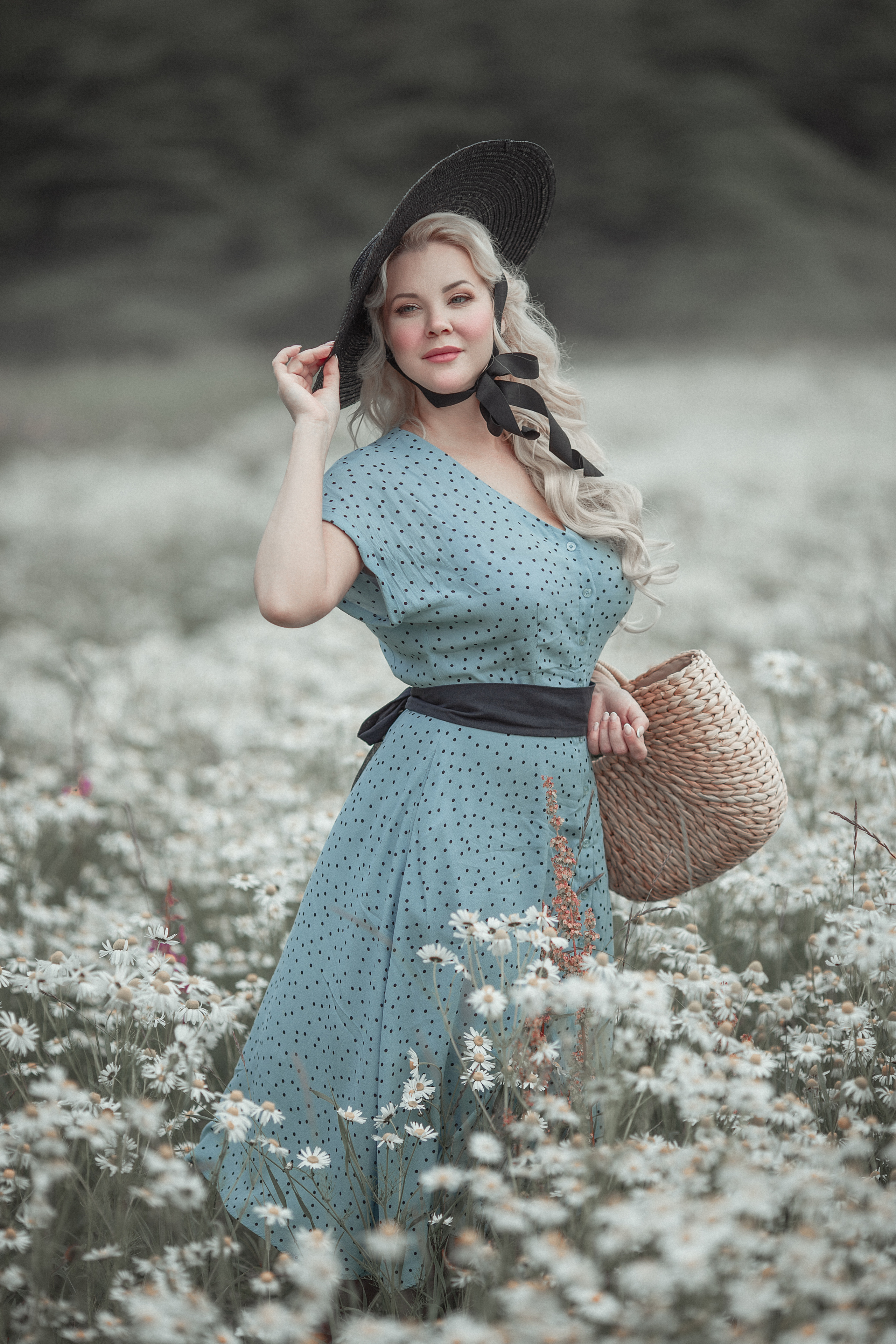 Марина, история с ромашками. Фотограф Алёна Яковлева