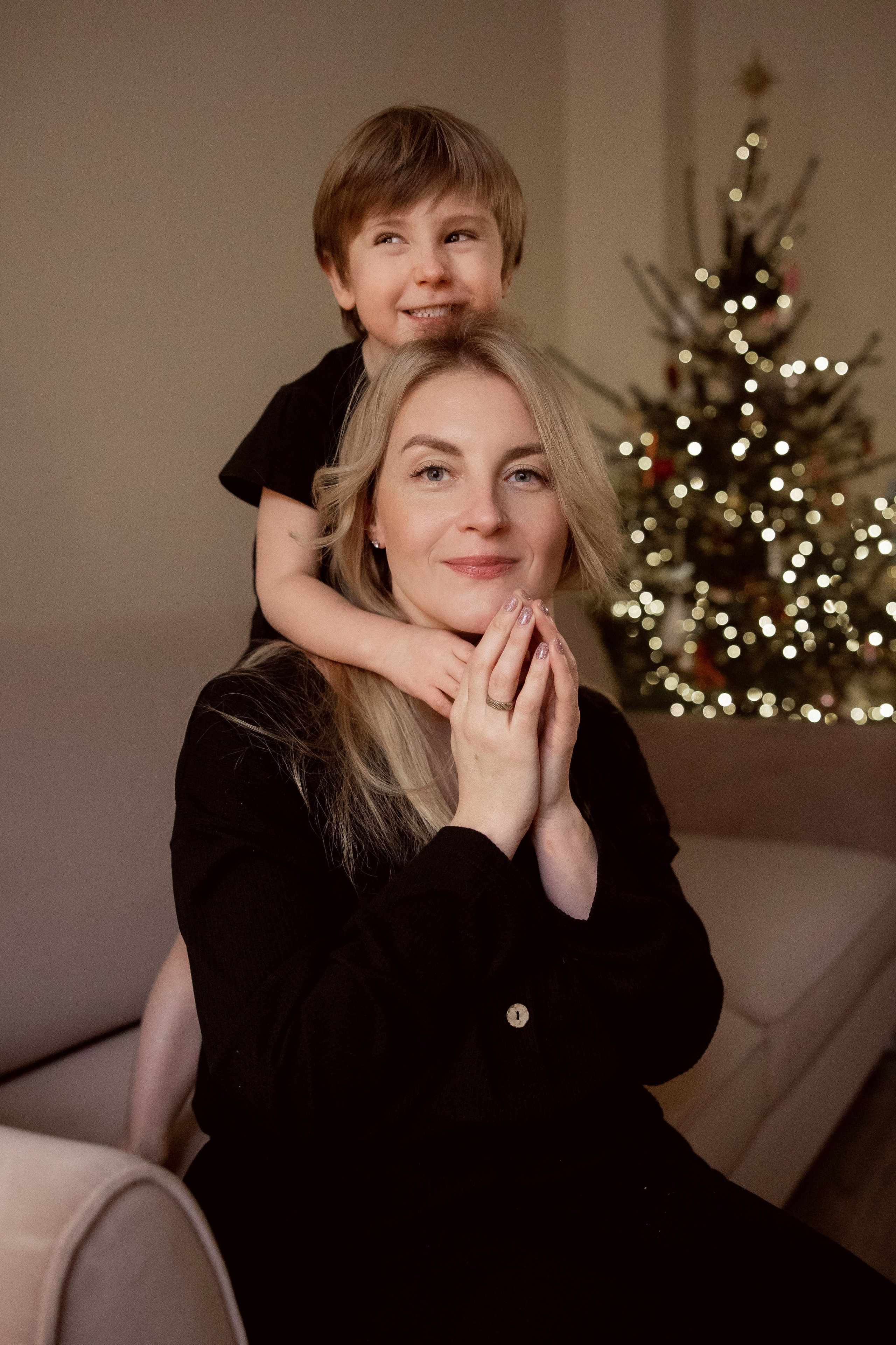 Домашняя новогодняя для Юлии. Семейный фотограф в Москве